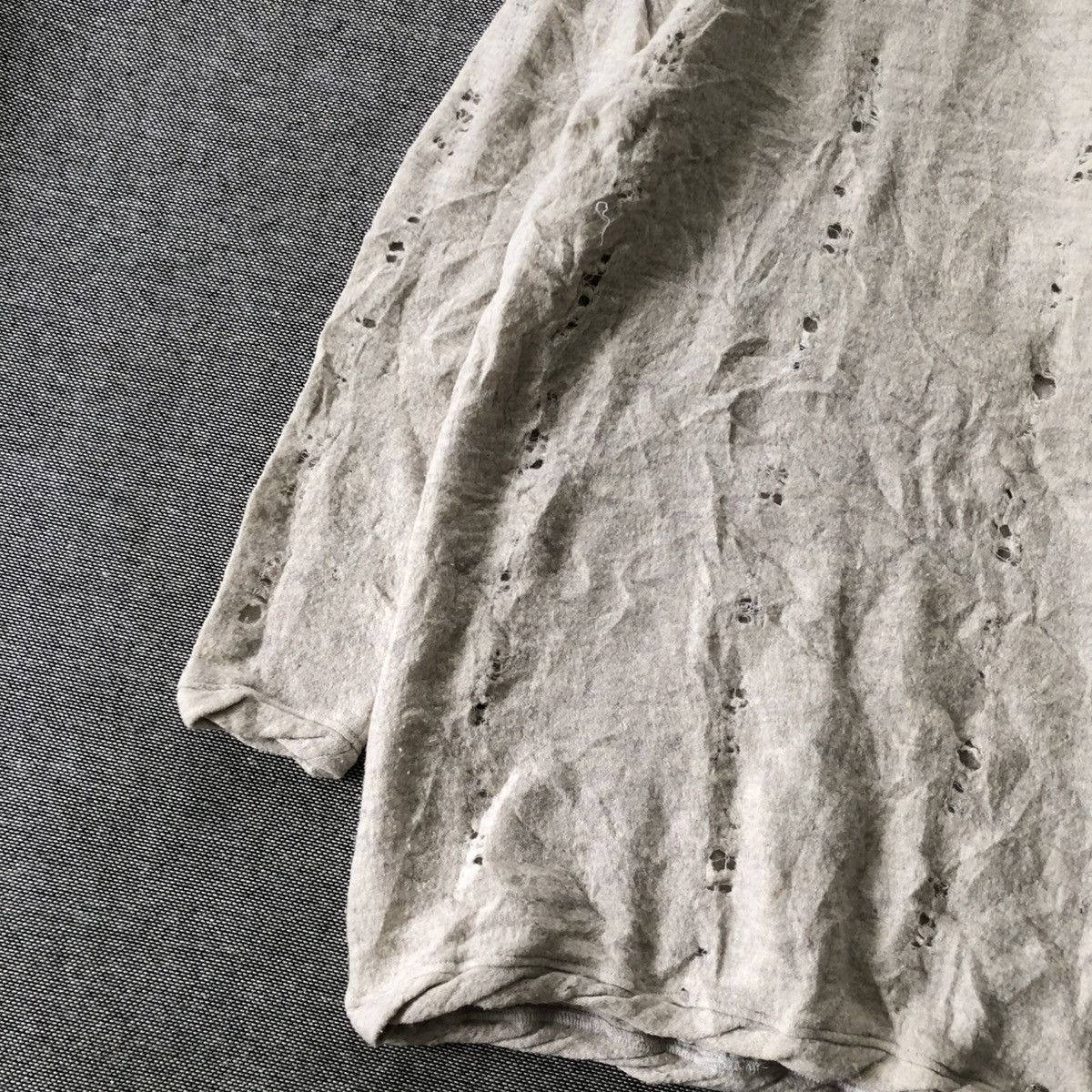 Maison MIHARA YASUHIRO MIHARAYASUHIRO Distressed Style Loungewear Cowl Neck Sweater Size M / US 6-8 / IT 42-44 - 6 Thumbnail