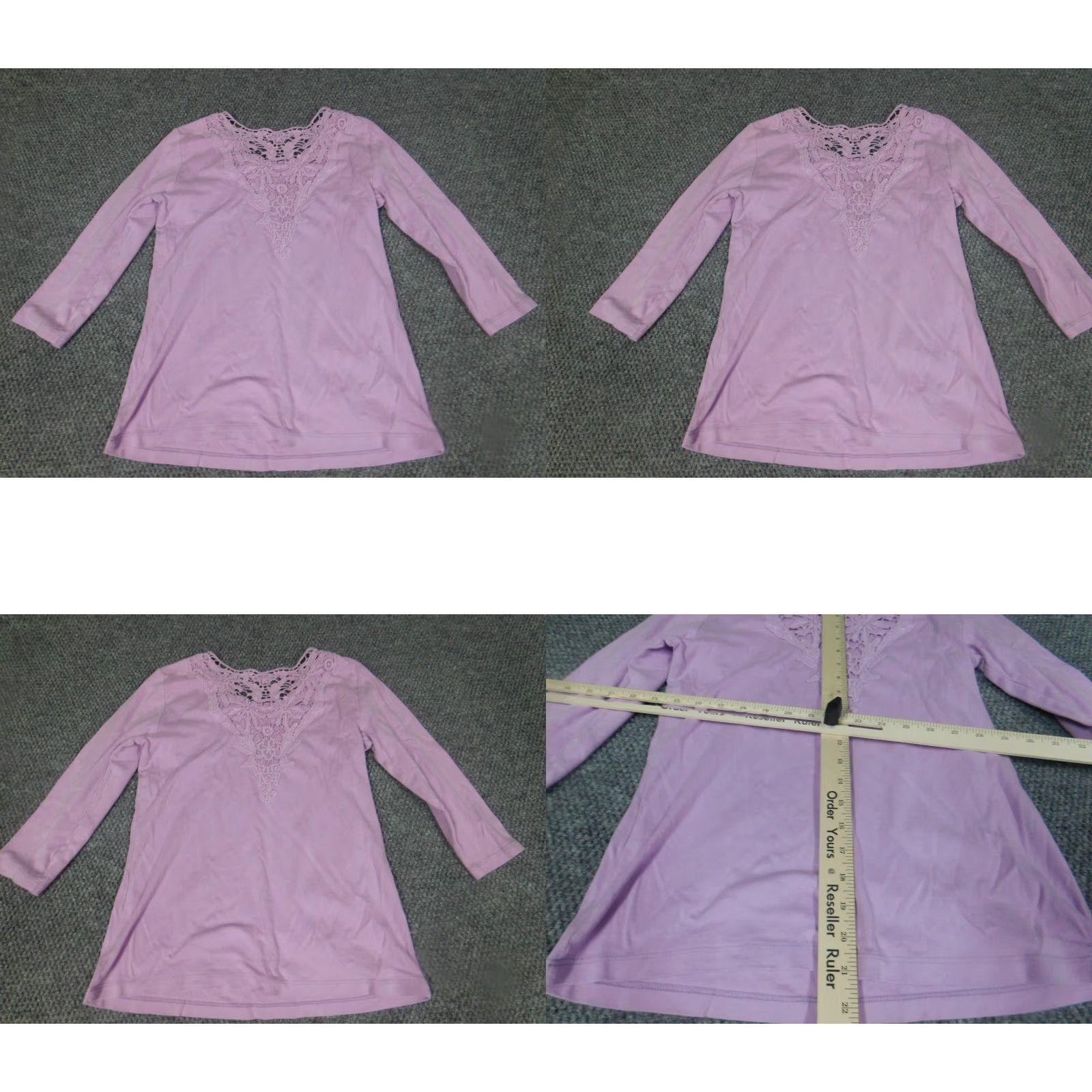Vintage Christopher & Banks Blouse Womens Small purple pullover Casual Shirt Regular Cotton Rayon Classic Breathable 90s? Size S / US 4 / IT 40 - 8 Thumbnail