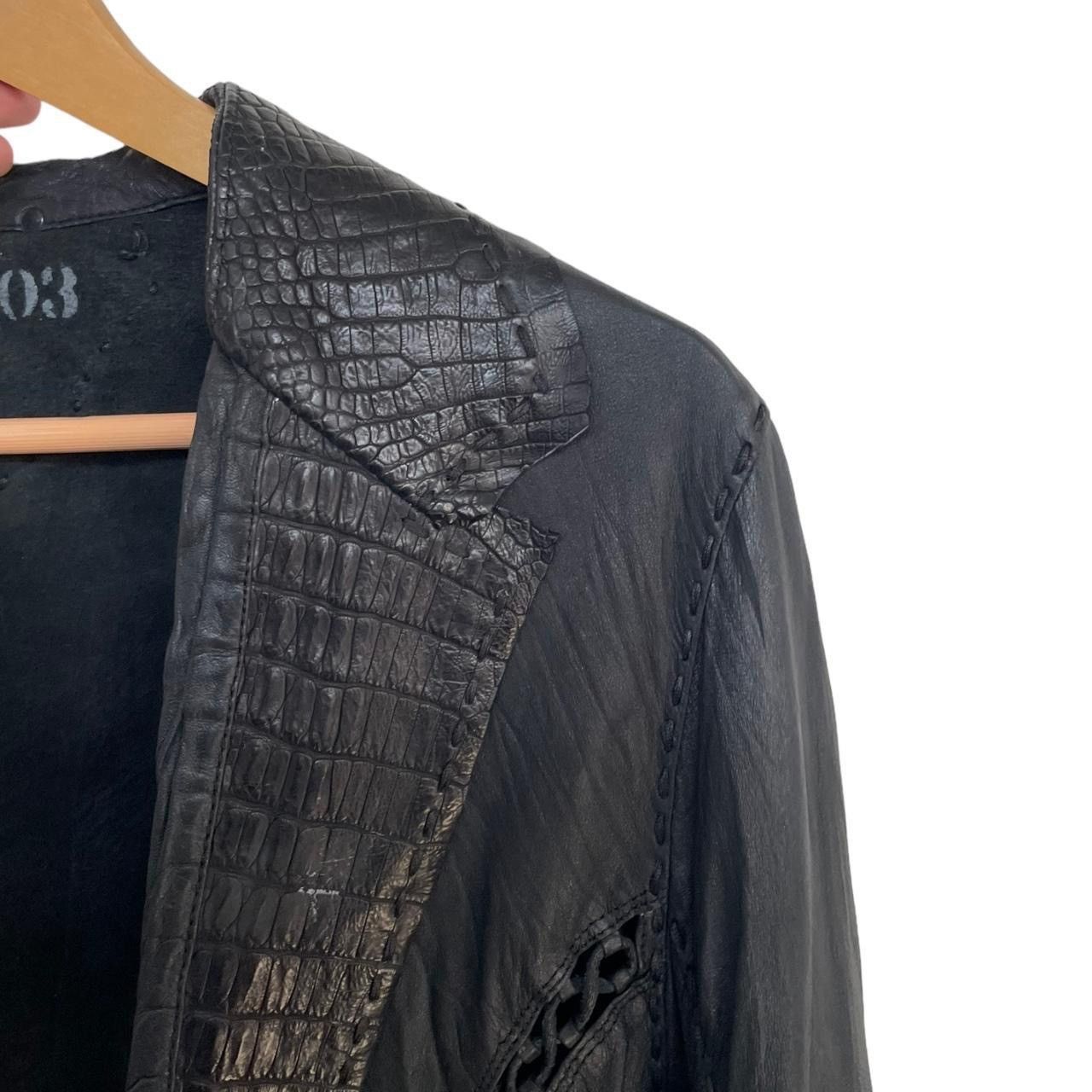 14th Addiction 14th addiction crocodile blazer w feather tassels Size US M / EU 48-50 / 2 - 3 Thumbnail
