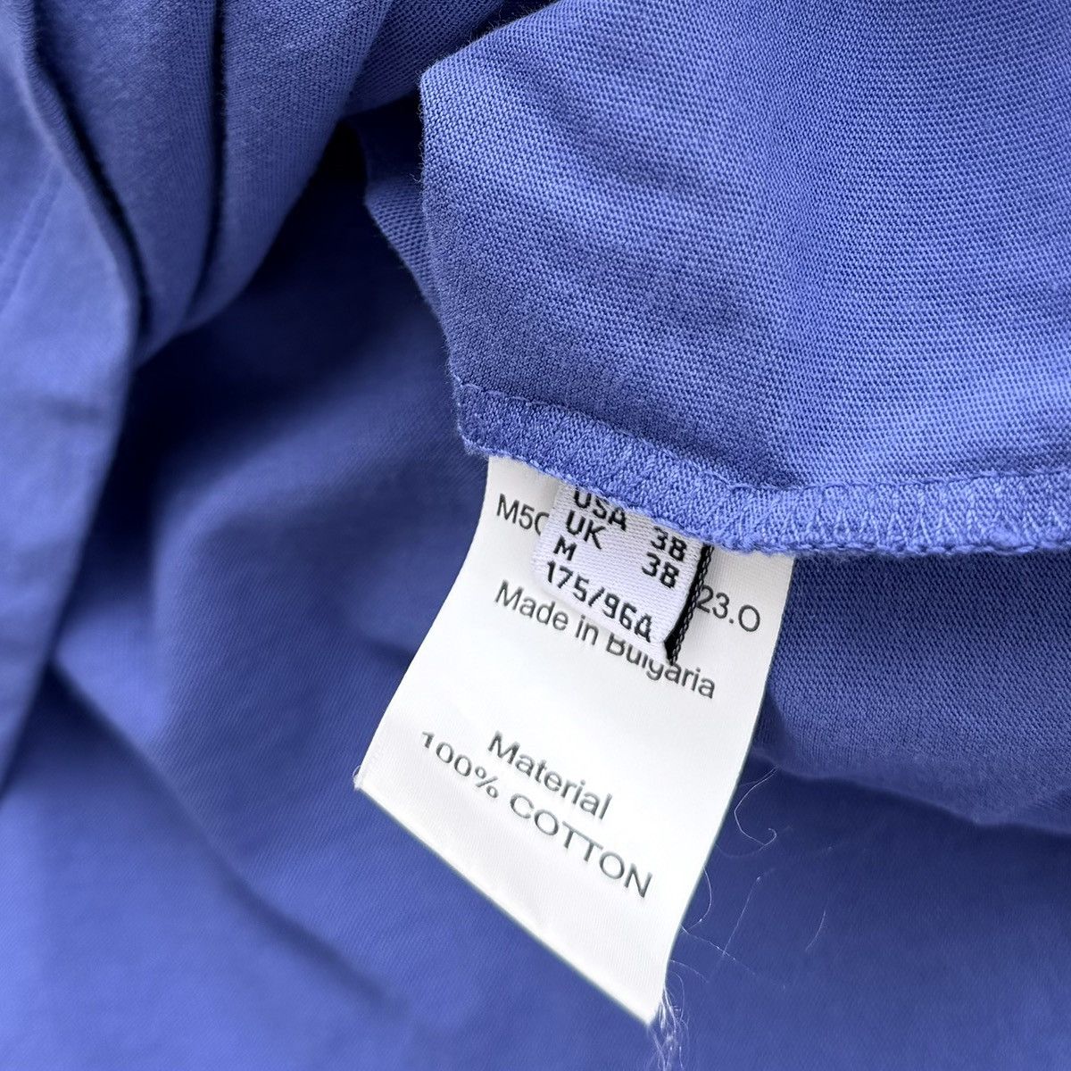 Bally Bally T Shirt Men Size 38 Blue Crew Neck Spell Out Cotton Size US L / EU 52-54 / 3 - 4 Thumbnail