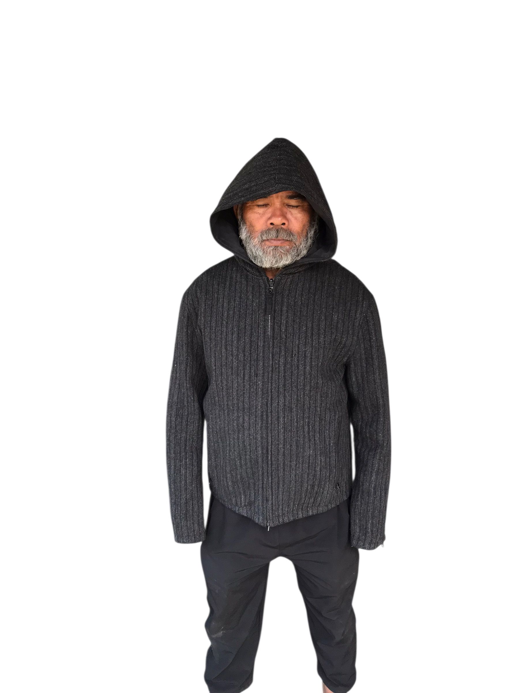 Armani Exchange Armani Exchange Wool Hoodie Jacket Size US S / EU 44-46 / 1 - 1 Thumbnail