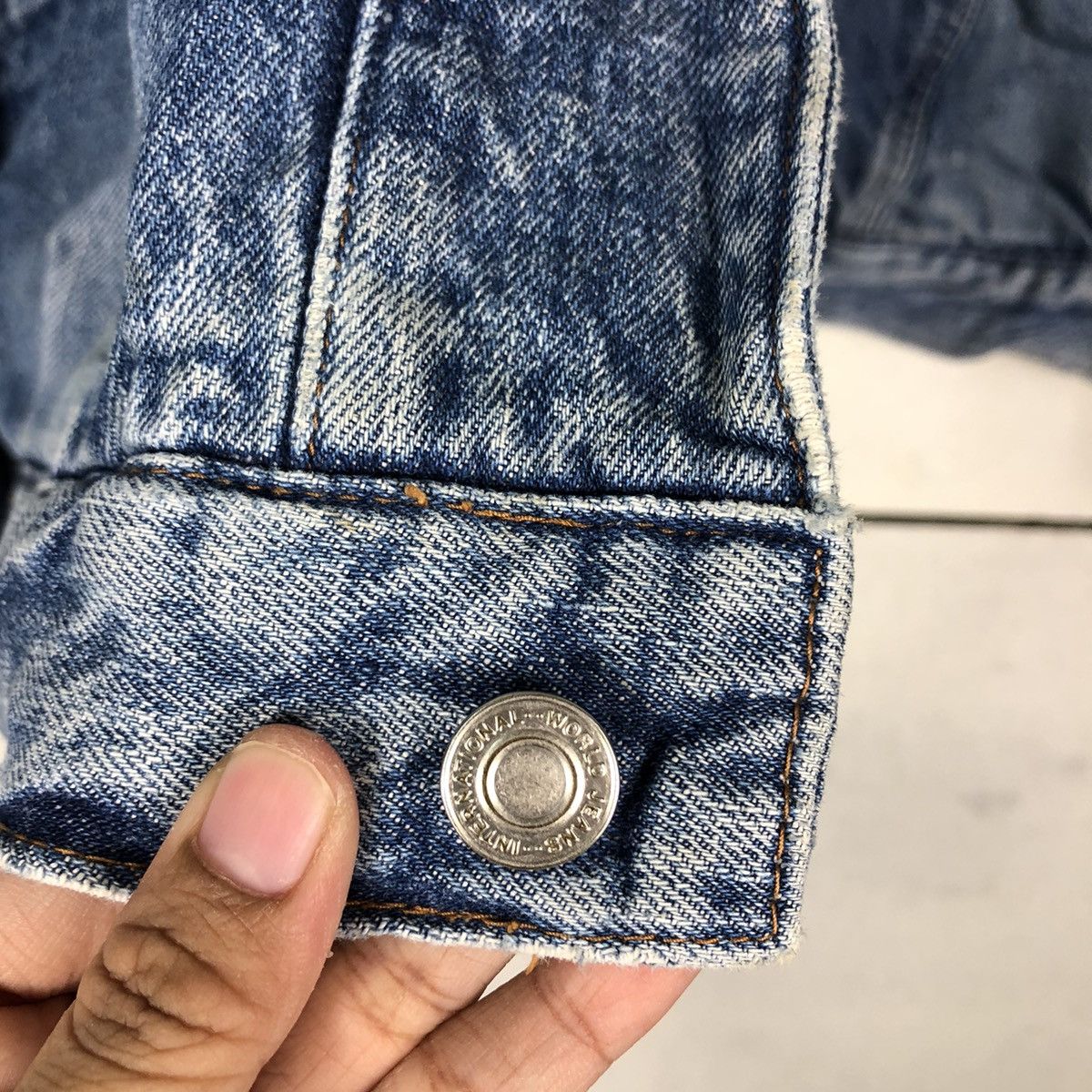 Hysteric Glamour 🔥Cropped Trucker Denim Jacket Biker BJ Spirit Japan Made Size US L / EU 52-54 / 3 - 16 Thumbnail