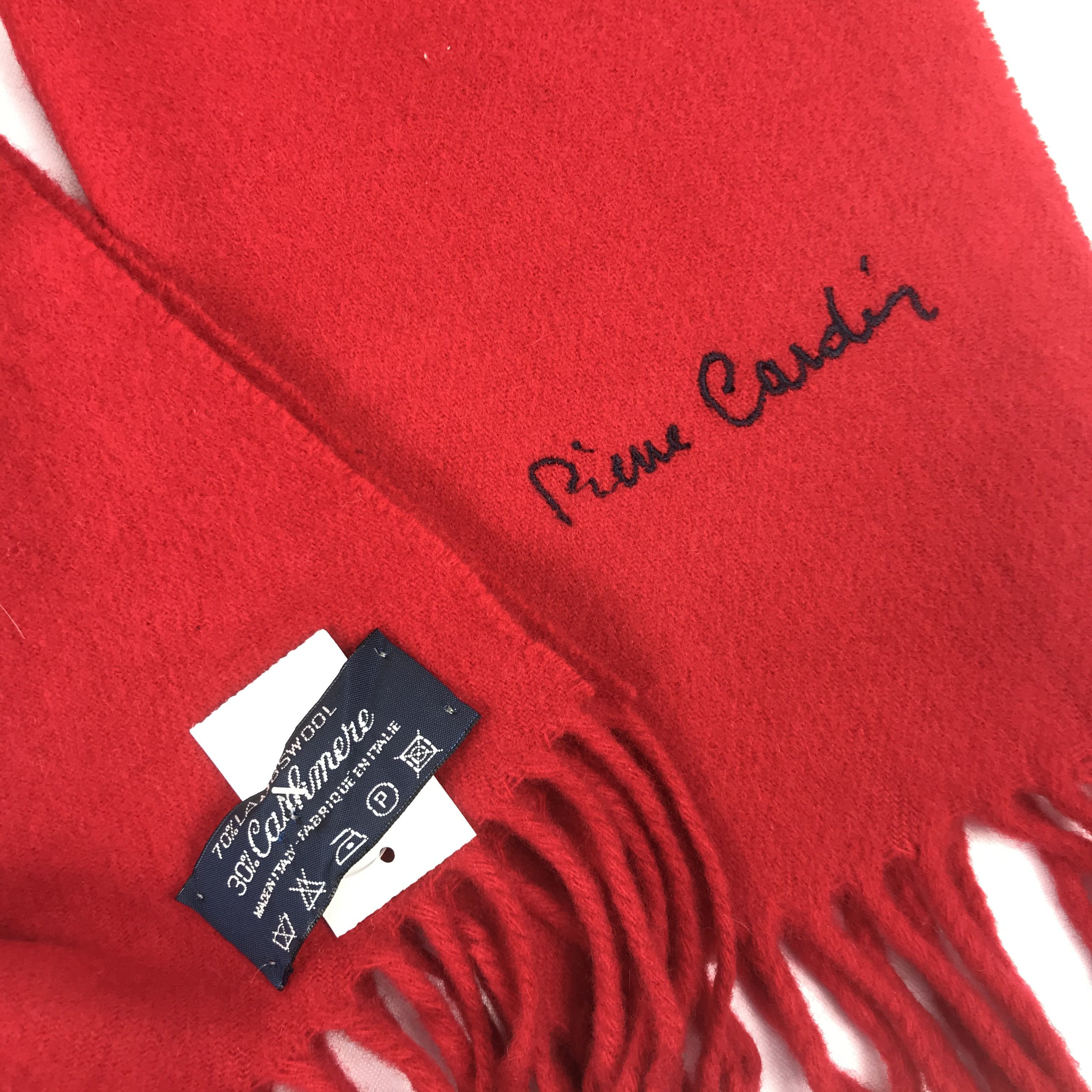 Pierre Cardin Vintage Pierre Cardin Scarf Muffler Wool Scarves Size ONE SIZE - 4 Thumbnail