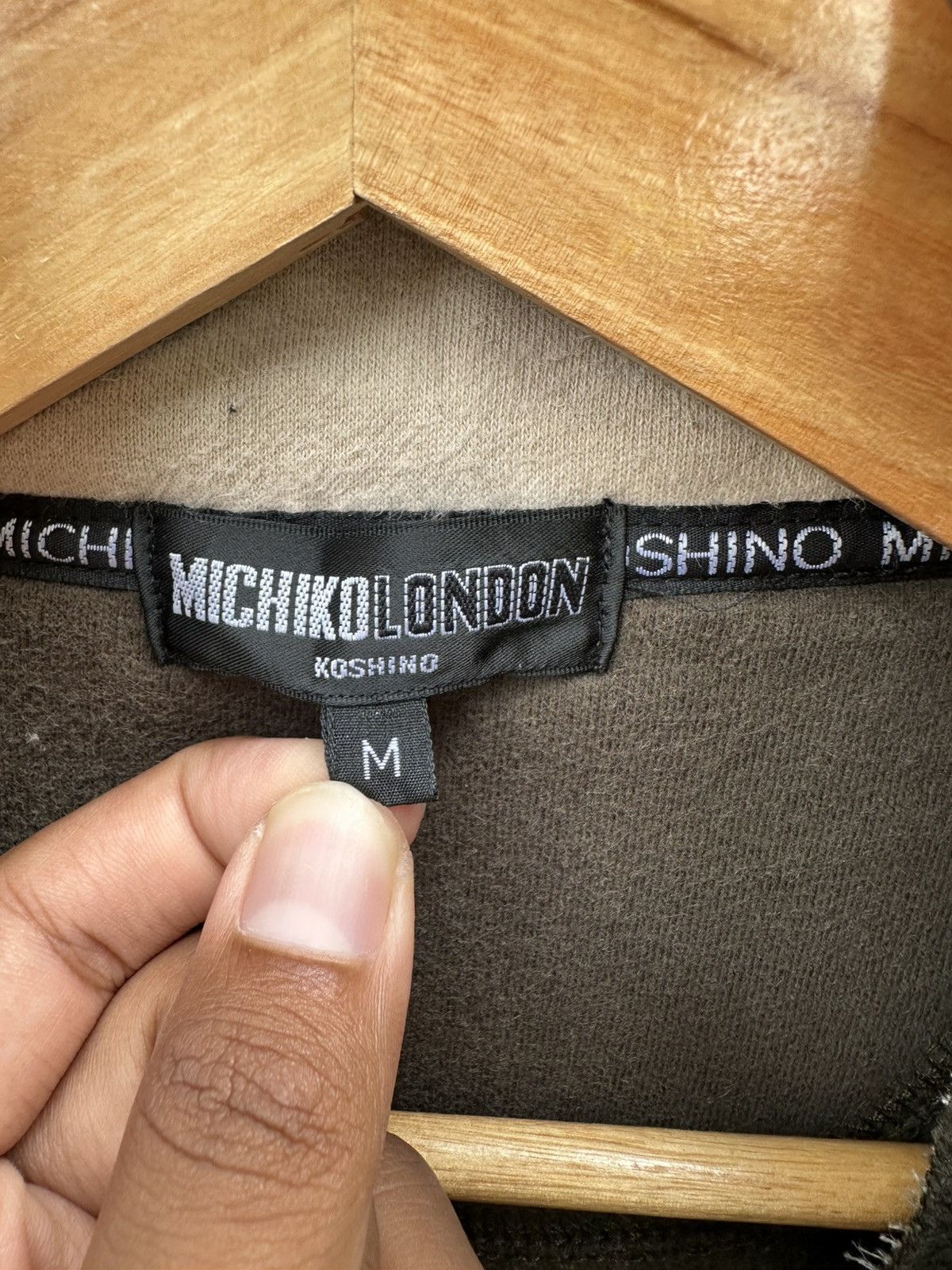 Michiko Koshino London 👹Michiko Koshino London Olive Green Pullover Jacket Size US S / EU 44-46 / 1 - 8 Thumbnail