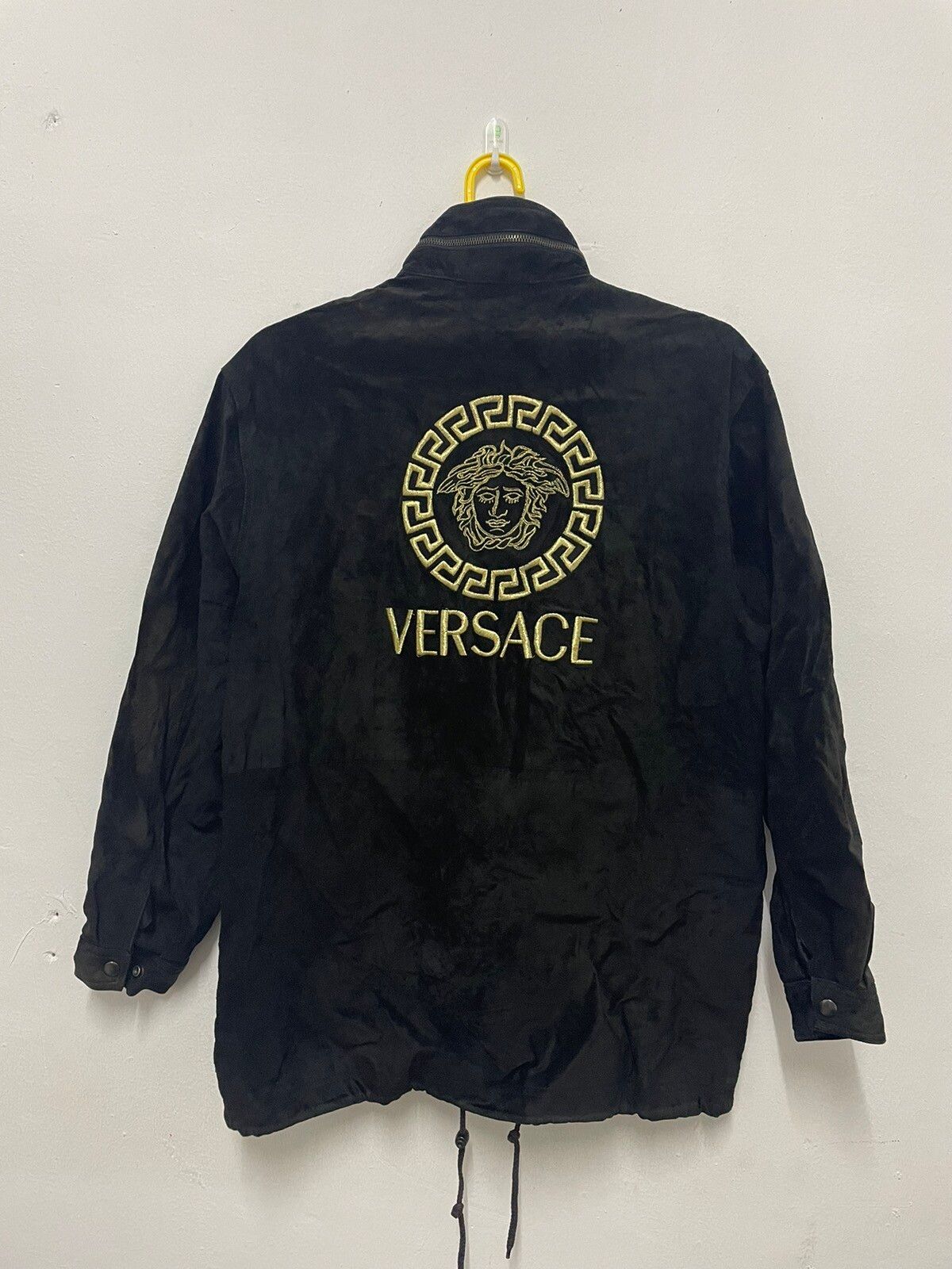 Vintage Rare 80s Gianni Versace Couture Velvet Jacket Embroidered ...