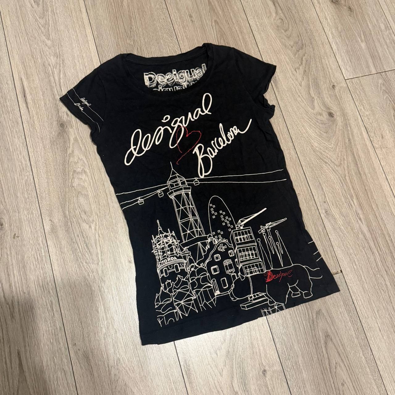 Desigual desigual t shirt for women size L short sleeve Size L / US 10 / IT 46 - 2 Thumbnail