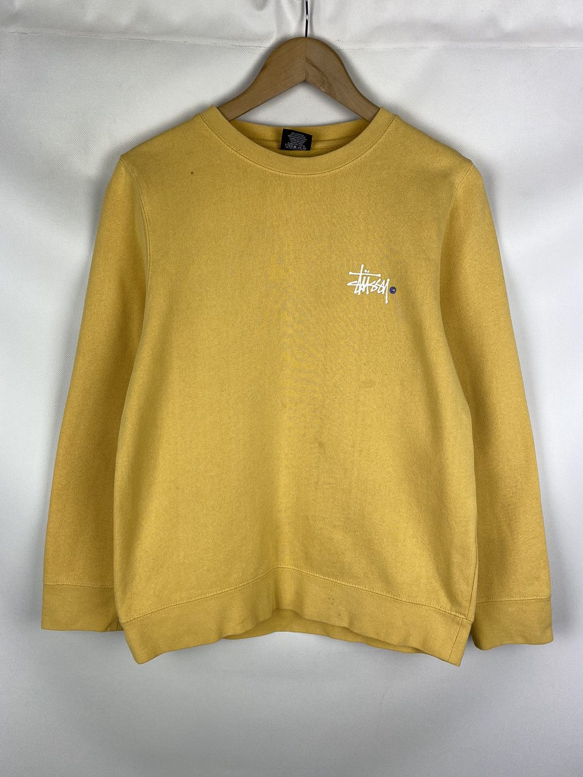Stussy Stussy men’s vintage Y2K big back logo sweatshirt pullover Size US S / EU 44-46 / 1 - 8 Thumbnail