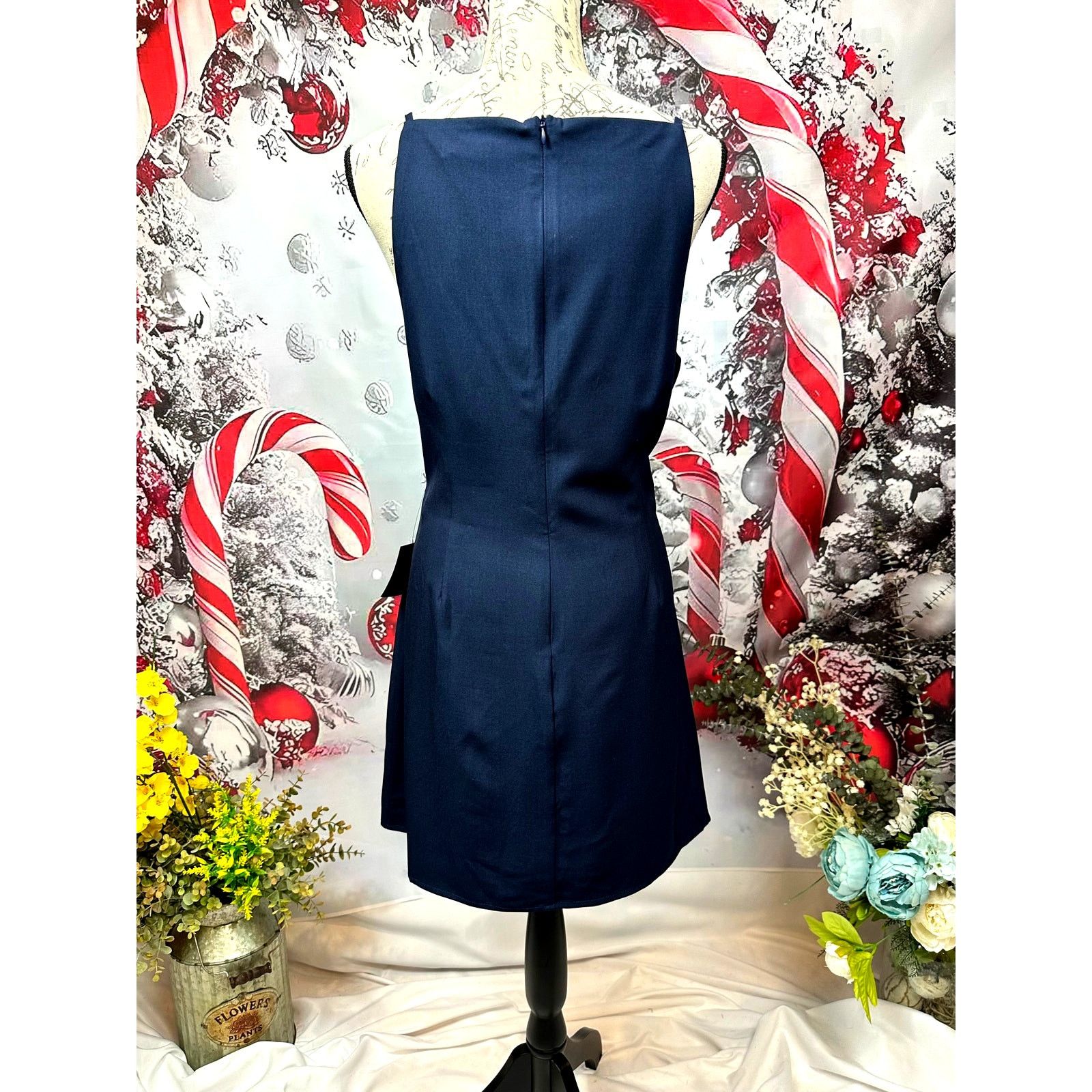 Other Lulu's Chic Ease Sleeveless Apron Mini Dress Navy Blue XL Size XL / US 12-14 / IT 48-50 - 16 Thumbnail