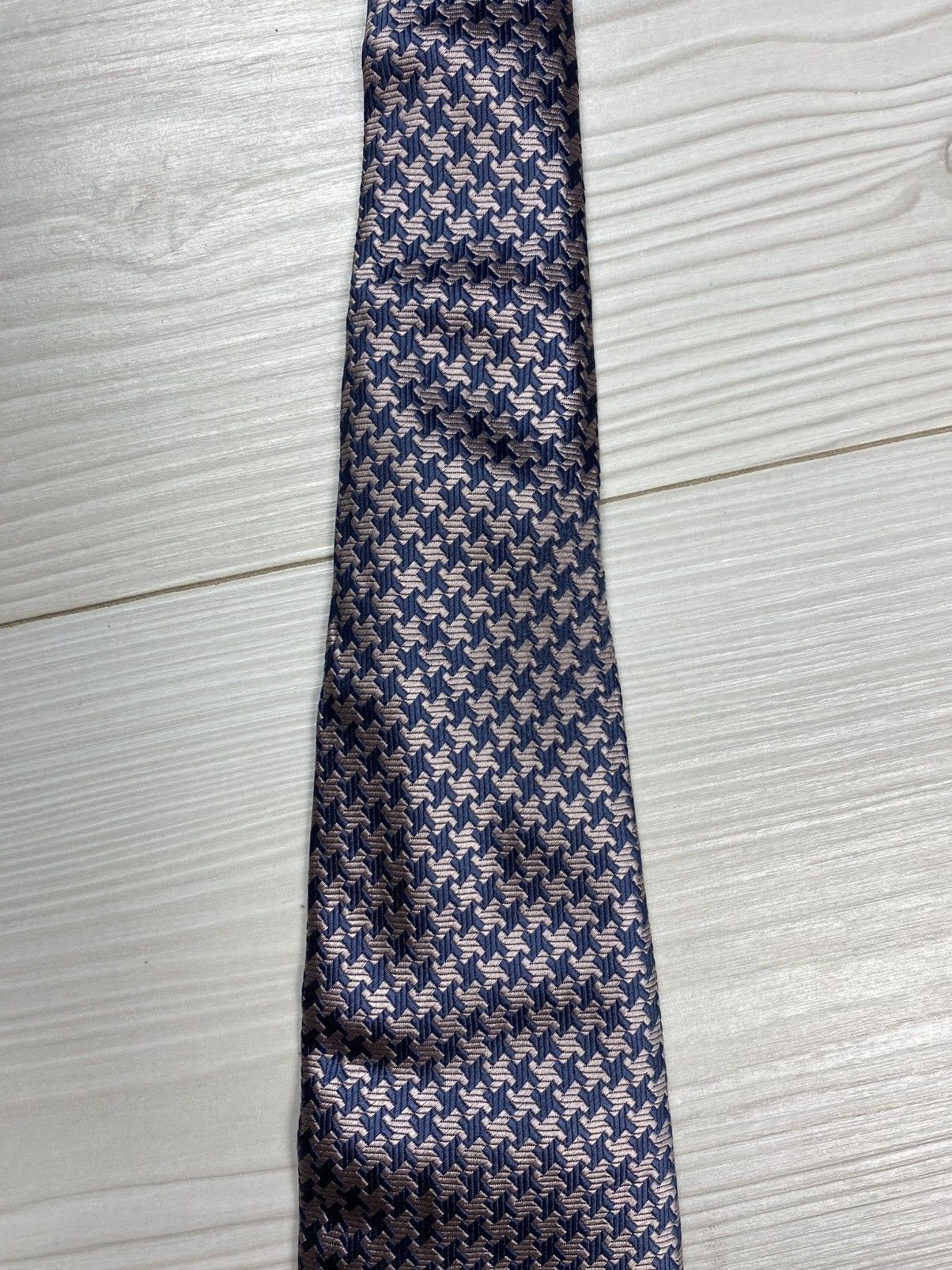 Canali Canali Tie 100% Silk Made In Italy Authentic Hype Size ONE SIZE - 4 Thumbnail