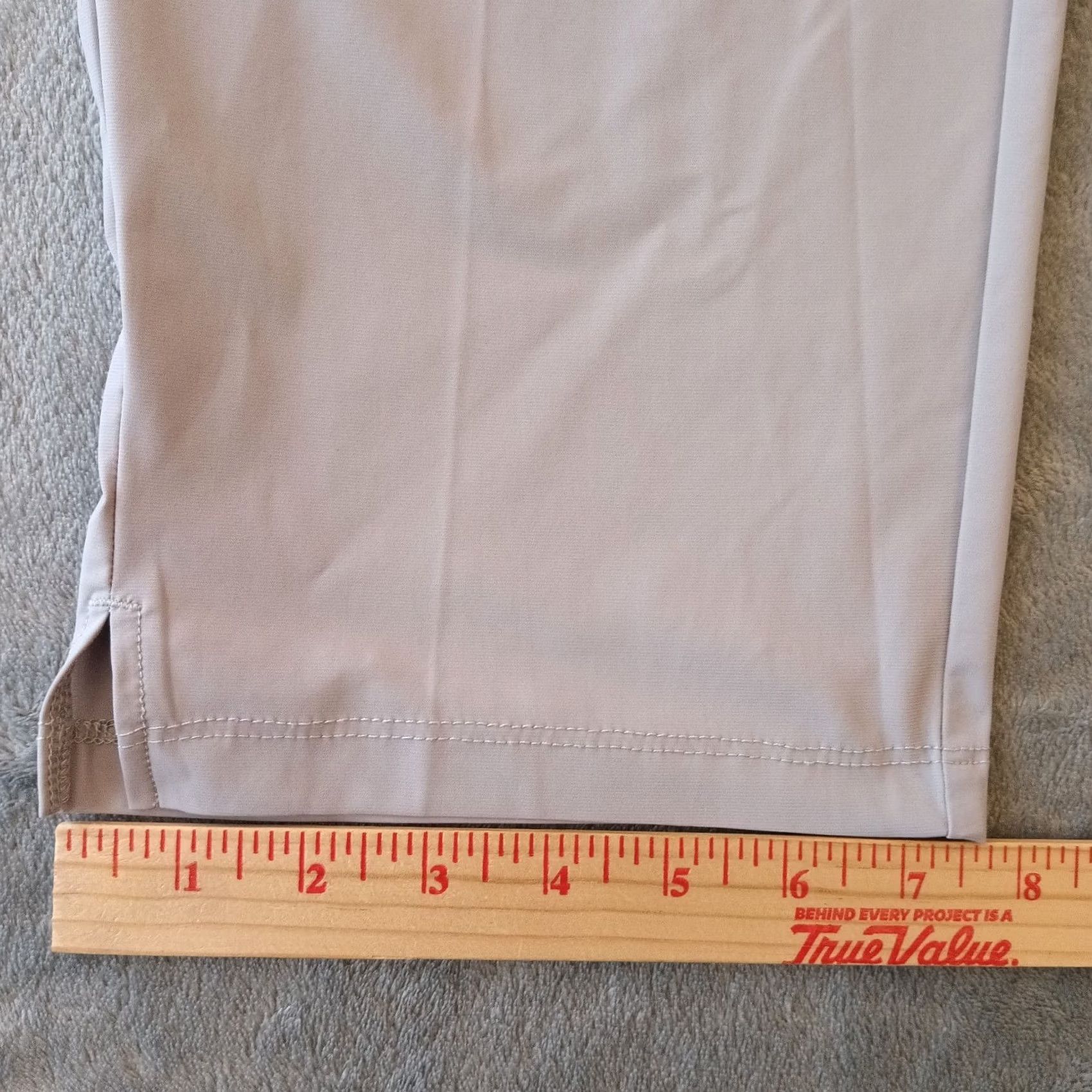 Vintage Baleaf Pants Womens XL Gray Lightweight Pull On Pockets High Rise Ankle 33x26 Size 40" / US 18 - 6 Thumbnail