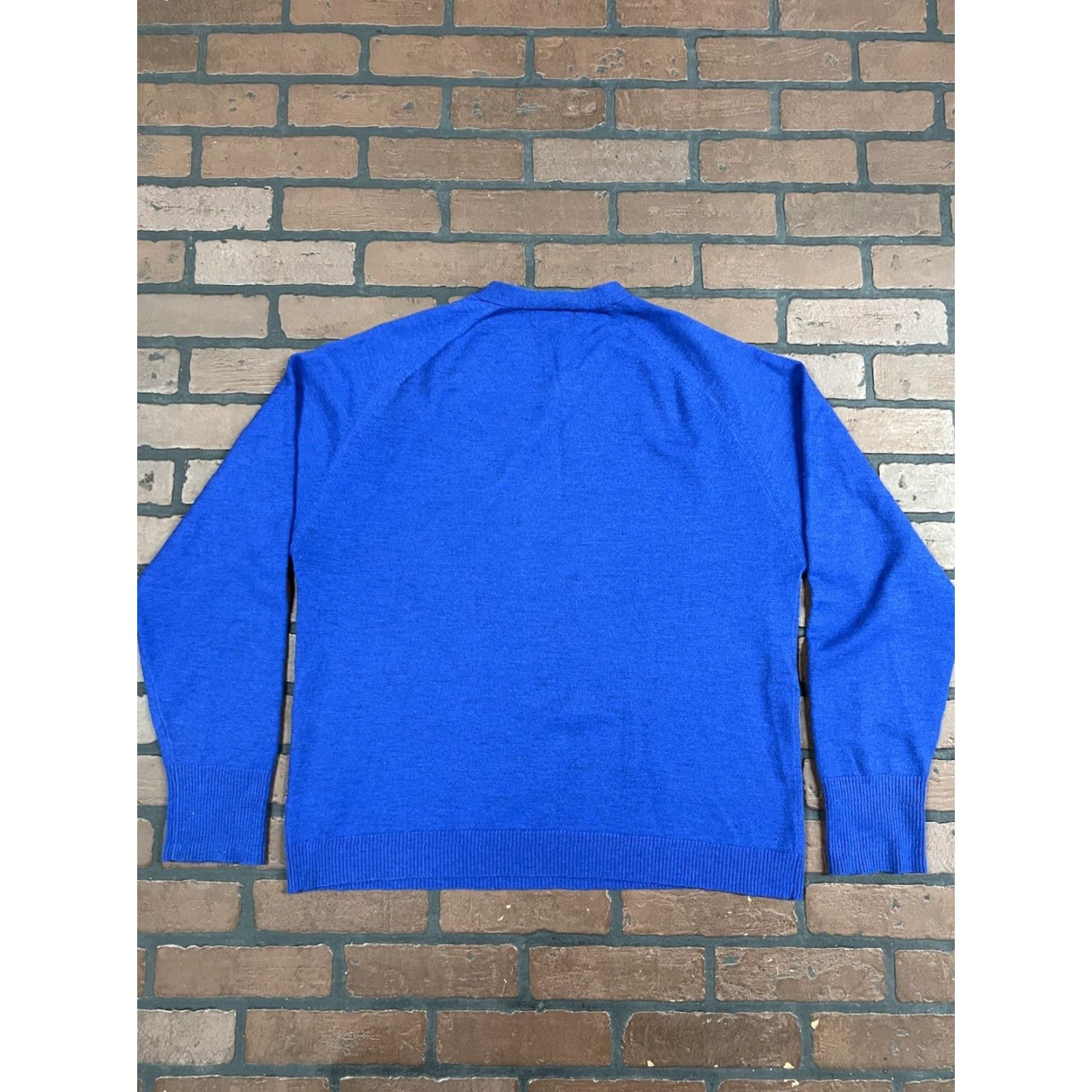 Banana Republic VINTAGE Banana Republic Pullover Sweater Men’s XL Blue 80% Wool 20% Poly Hong Kong VTG Size US XL / EU 56 / 4 - 5 Thumbnail