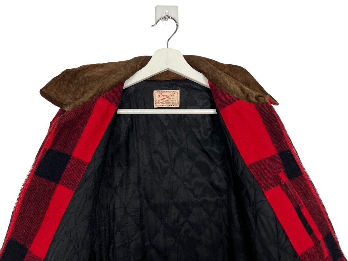 Japanese Brand 🔥 VINTAGE BARONET PLAIND CHECK WOOL JACKET Size US M / EU 48-50 / 2 - 11 Thumbnail