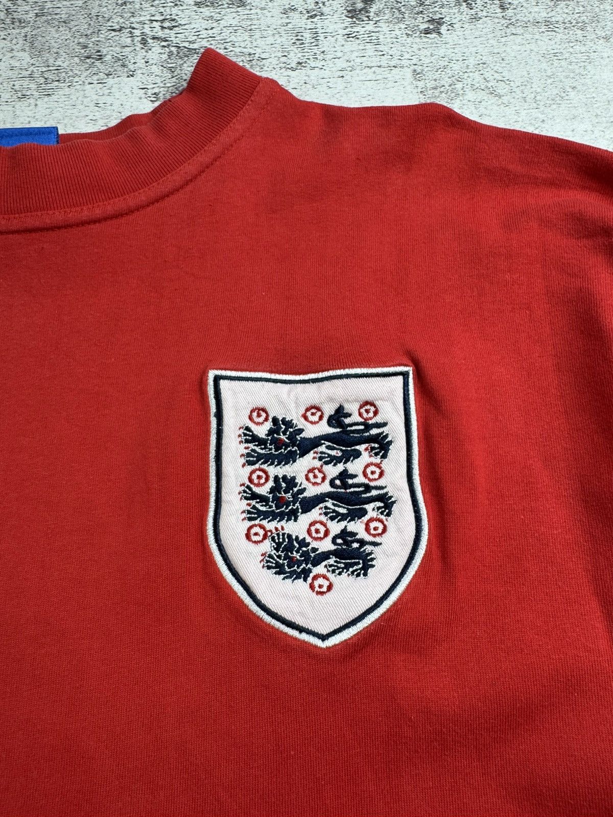 Umbro England 90s Umbro Men’s Vintage Long Sleeve National Soccer Football Jersey Size US XXL / EU 58 / 5 - 8 Thumbnail