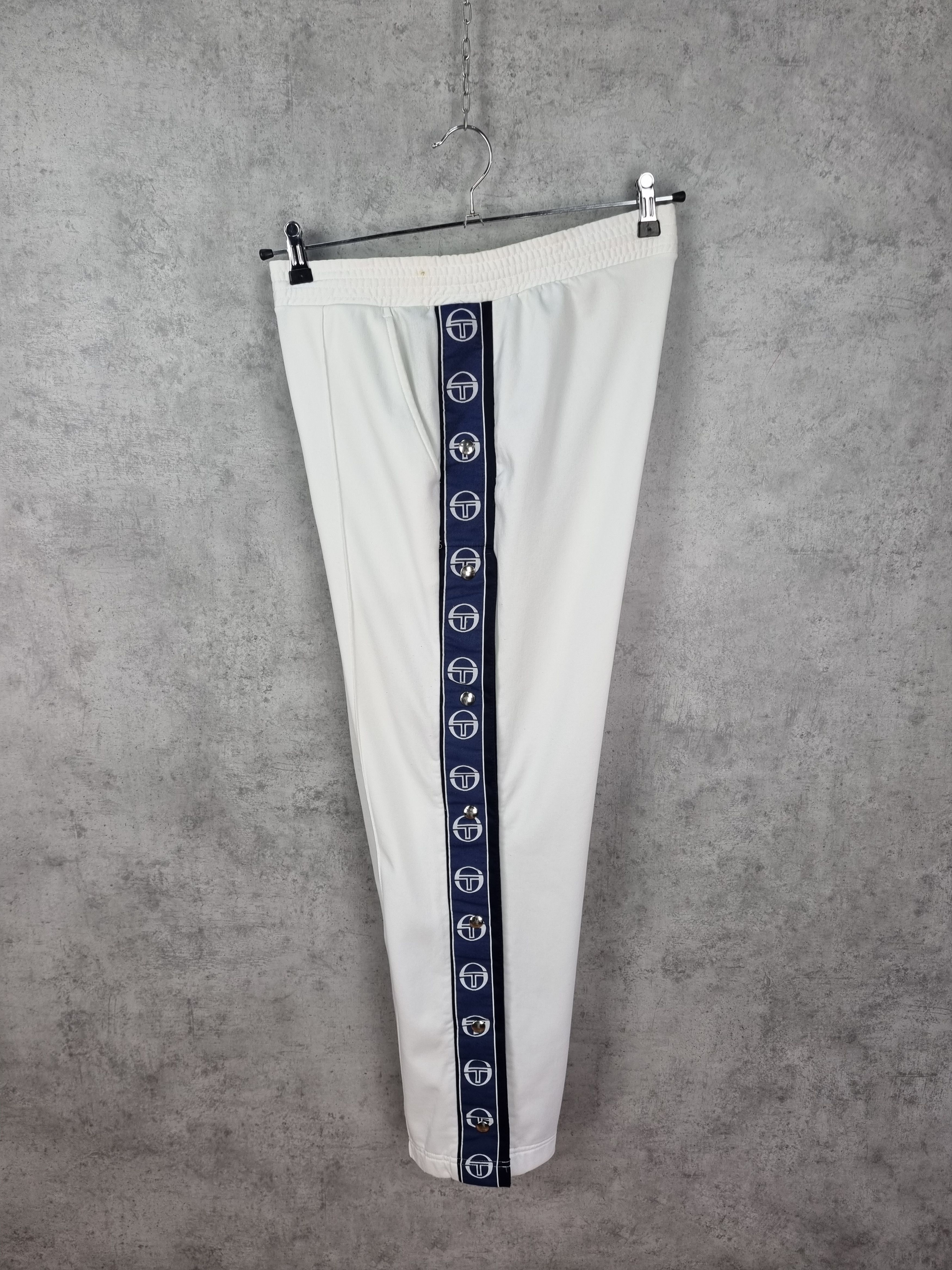 Sergio Tacchini × Vintage Sergio Tacchini Popper Italian Gardenia Tracksuit Pant Size US 36 / EU 52 - 11 Thumbnail