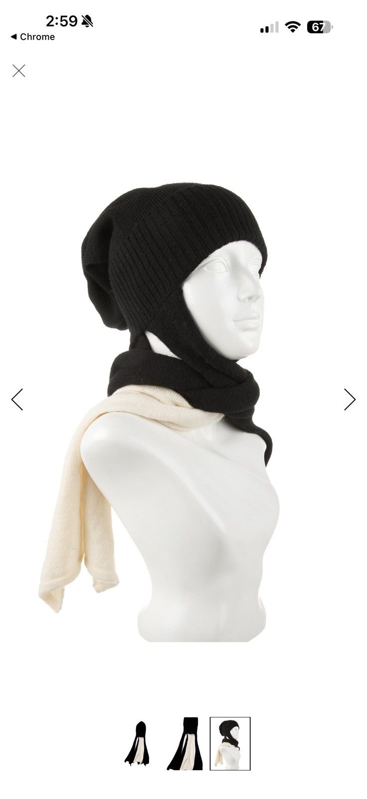 Kiko Kostadinov Kiko Kostadinov AW20 Sabine Scarf Beanie Size ONE SIZE - 11 Thumbnail