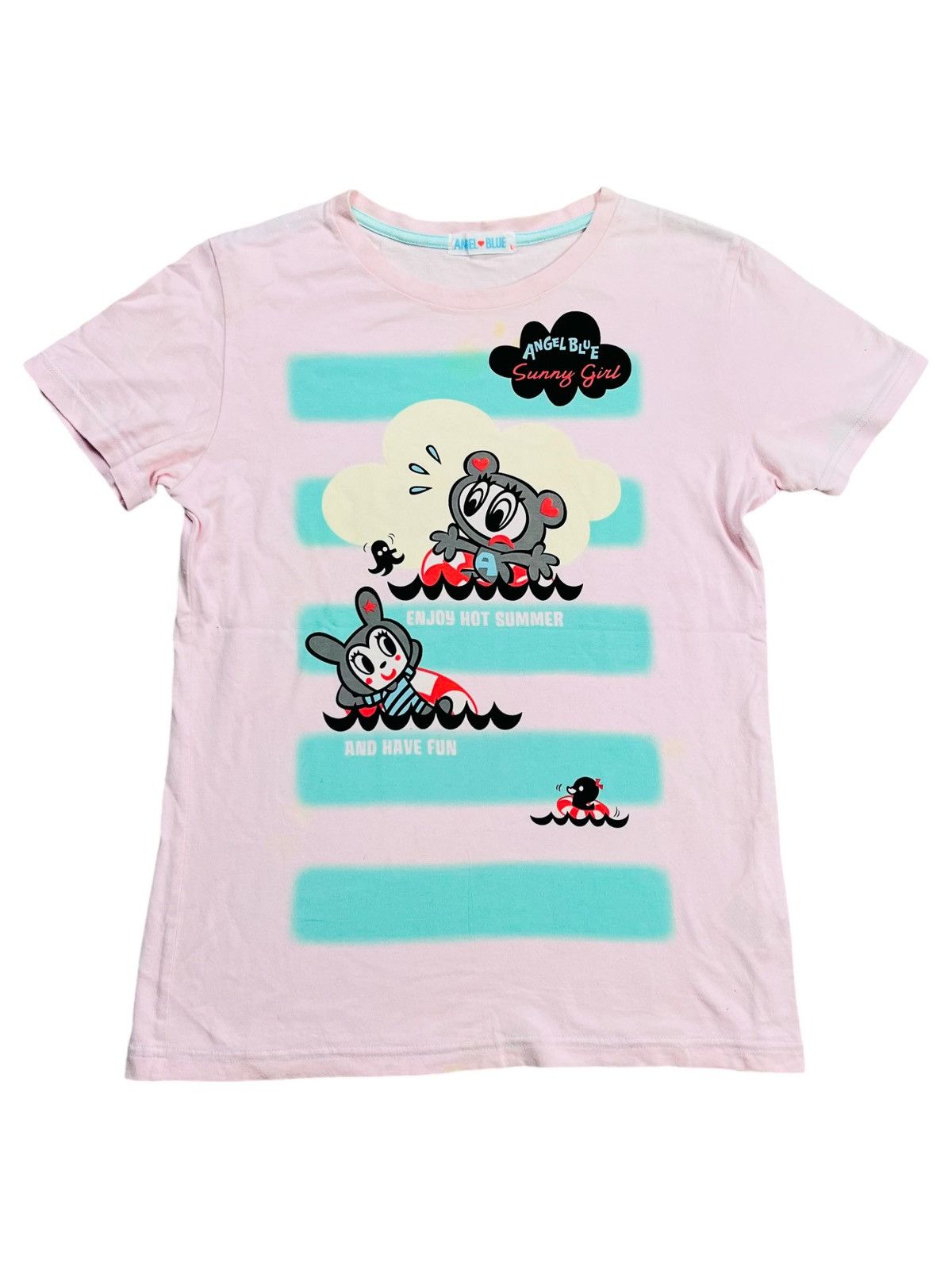 Angel Blue 2000s Angel Blue - Summer Baby Tee Size M / US 6-8 / IT 42-44 - 1 Thumbnail
