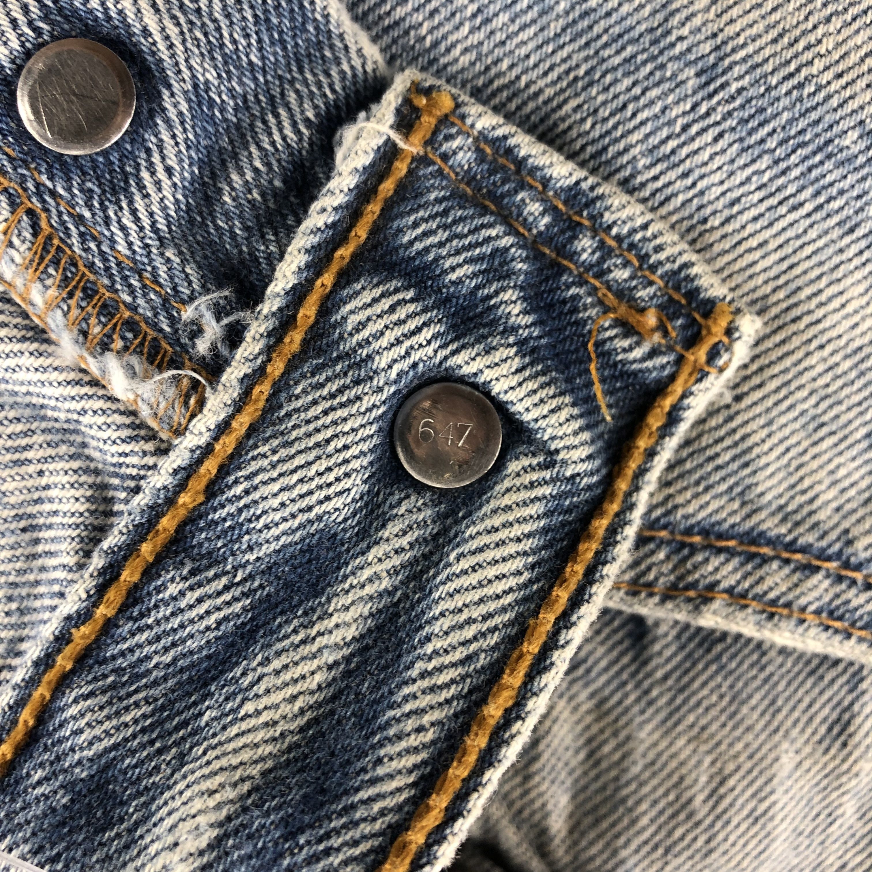 Levi's 90s Vintage Distress Levis 501 Jeans-JM2797 Size 28" / US 6 / IT 42 - 16 Thumbnail
