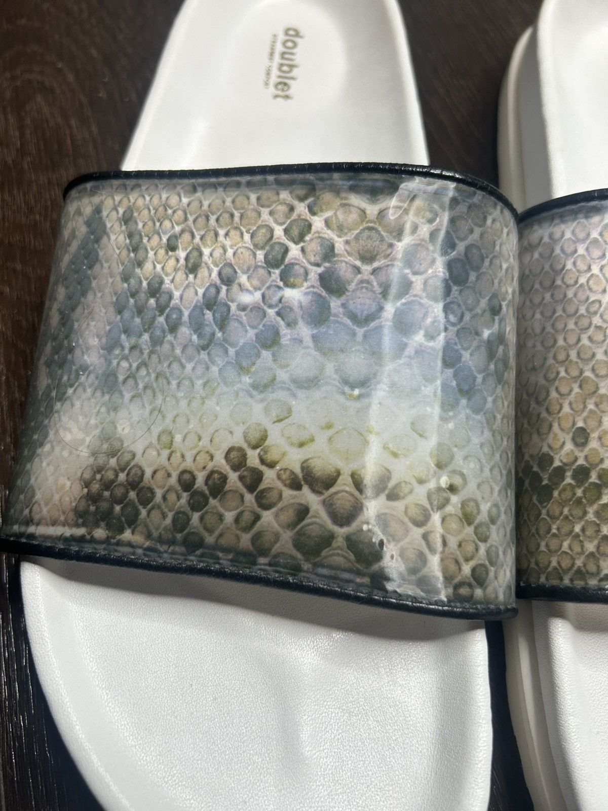 Doublet Doublet Lenticular Holographic Snakeskin Slides Size US 11 / EU 44 - 2 Thumbnail