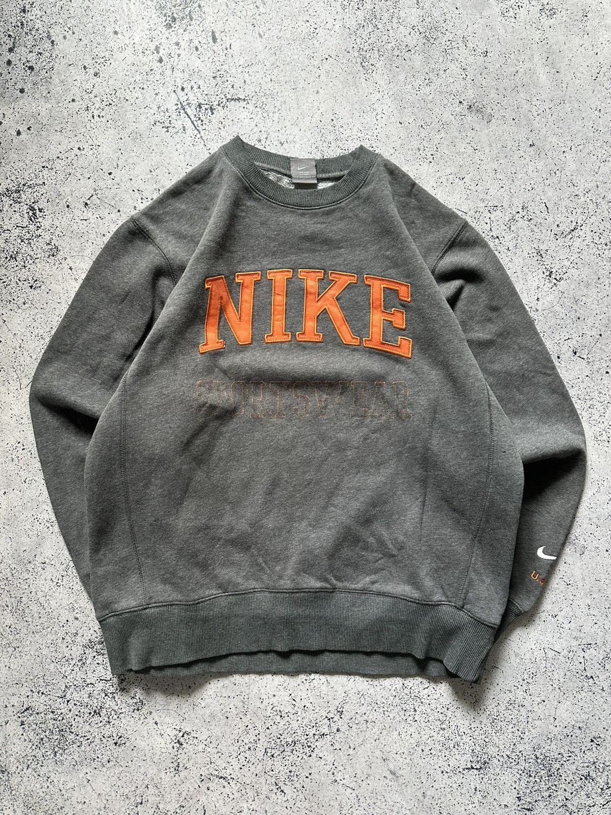 Nike Vintage Nike Boxy Fit Sweatshirt Spell Out Logo Y2K USA Size US M / EU 48-50 / 2 - 2 Thumbnail