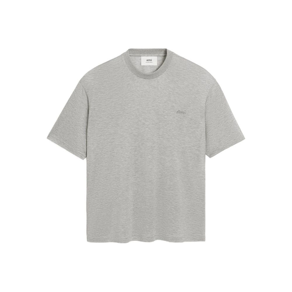 Ami Paris GREY T-Shirts & Vests - T-Shirts