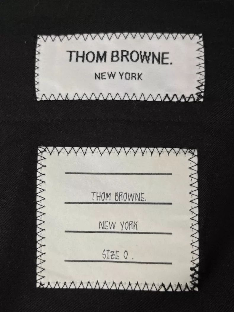 Thom Browne Thom Browne size0 Dark grey wool casual trousers Size 36S - 5 Thumbnail