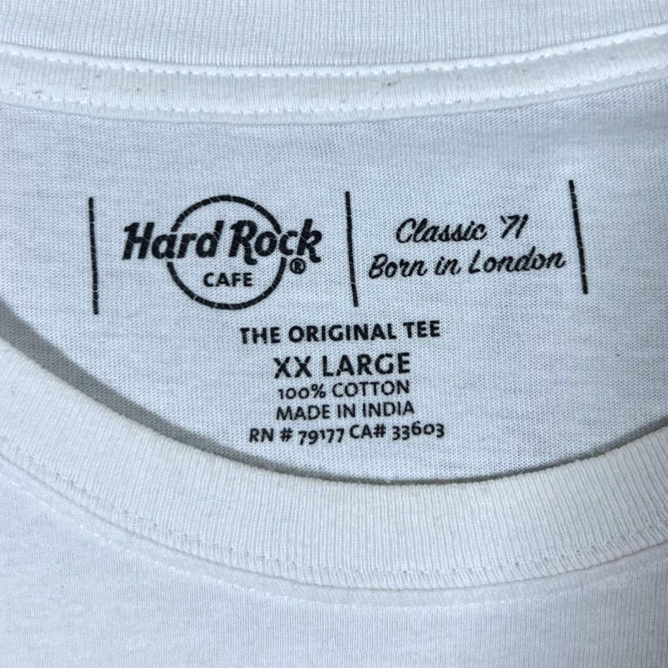 Hard Rock Cafe Hard Rock Cafe Venice Souvenir Logo Graphic White T-Shirt XXL Men Short Sleeve Round Neck Cotton Logo 90s (if applicable) Mens Size US XXL / EU 58 / 5 - 3 Thumbnail