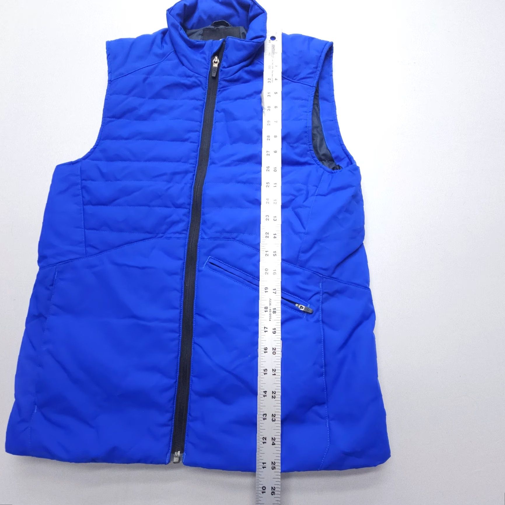 Vintage Aether Trace Vest Mens XS Blue Quilted Lined Full Zip Hiking Insulated Size 0 Size US XS / EU 42 / 0 - 6 Thumbnail