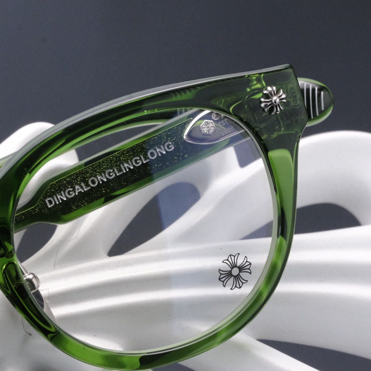 Chrome Hearts CHROME HEARTS DINGALONGLINGLONG GLASSES Size ONE SIZE - 6 Thumbnail