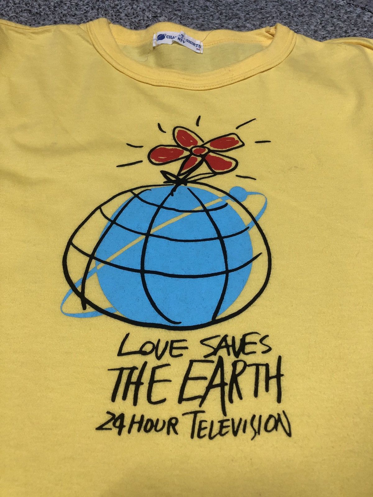 Japanese Brand RARE Vintage 80s 24 Hour Television Tshirt Size US M / EU 48-50 / 2 - 9 Thumbnail