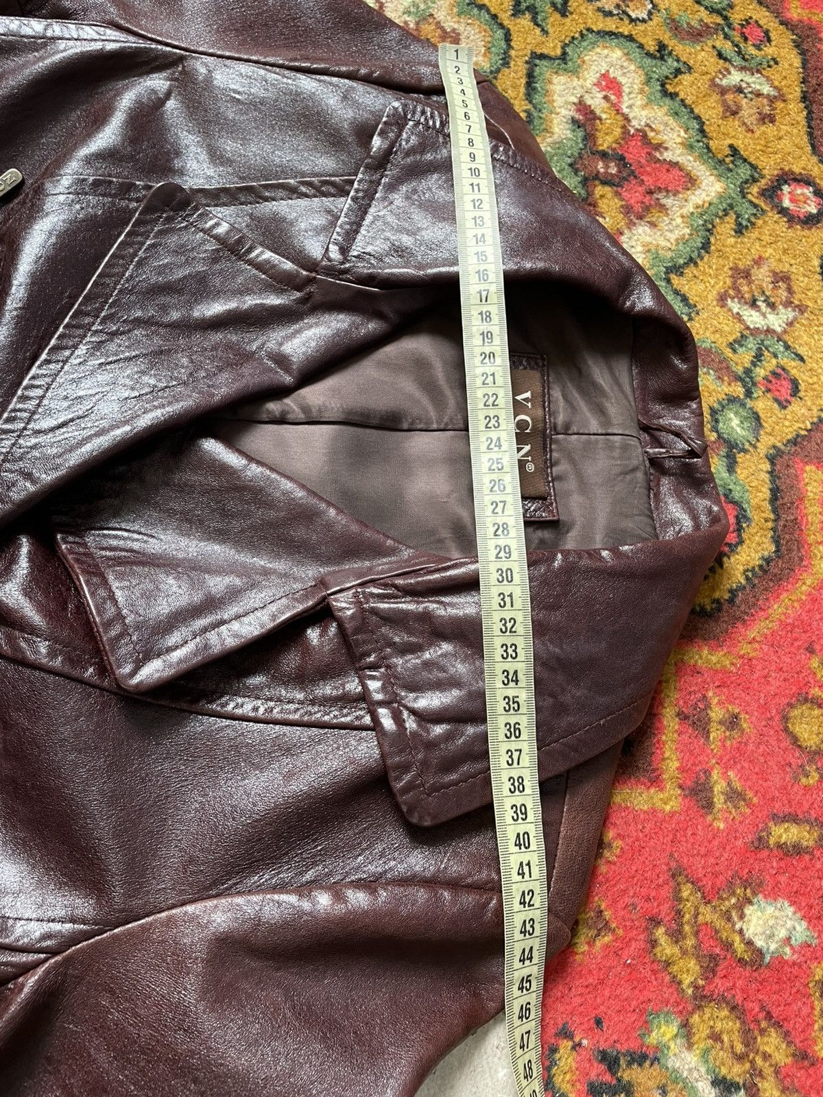 Number (N)ine Leather double breasted y2k leather opium jacket Size US M / EU 48-50 / 2 - 13 Thumbnail