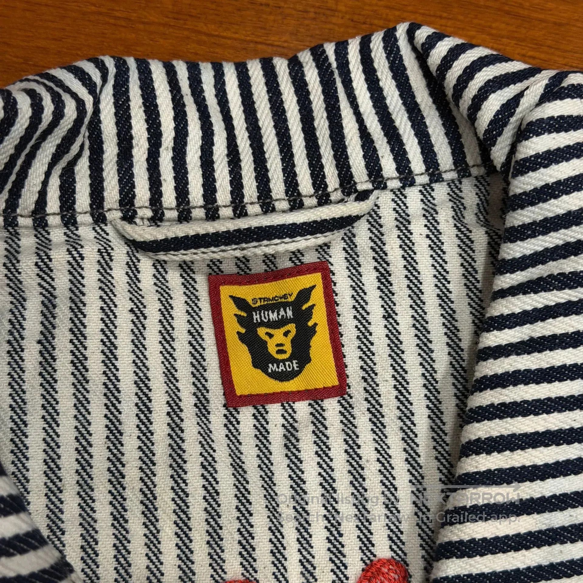 Human Made Human Made Striped Cartoon Work Jacket. Size US L / EU 52-54 / 3 - 4 Thumbnail