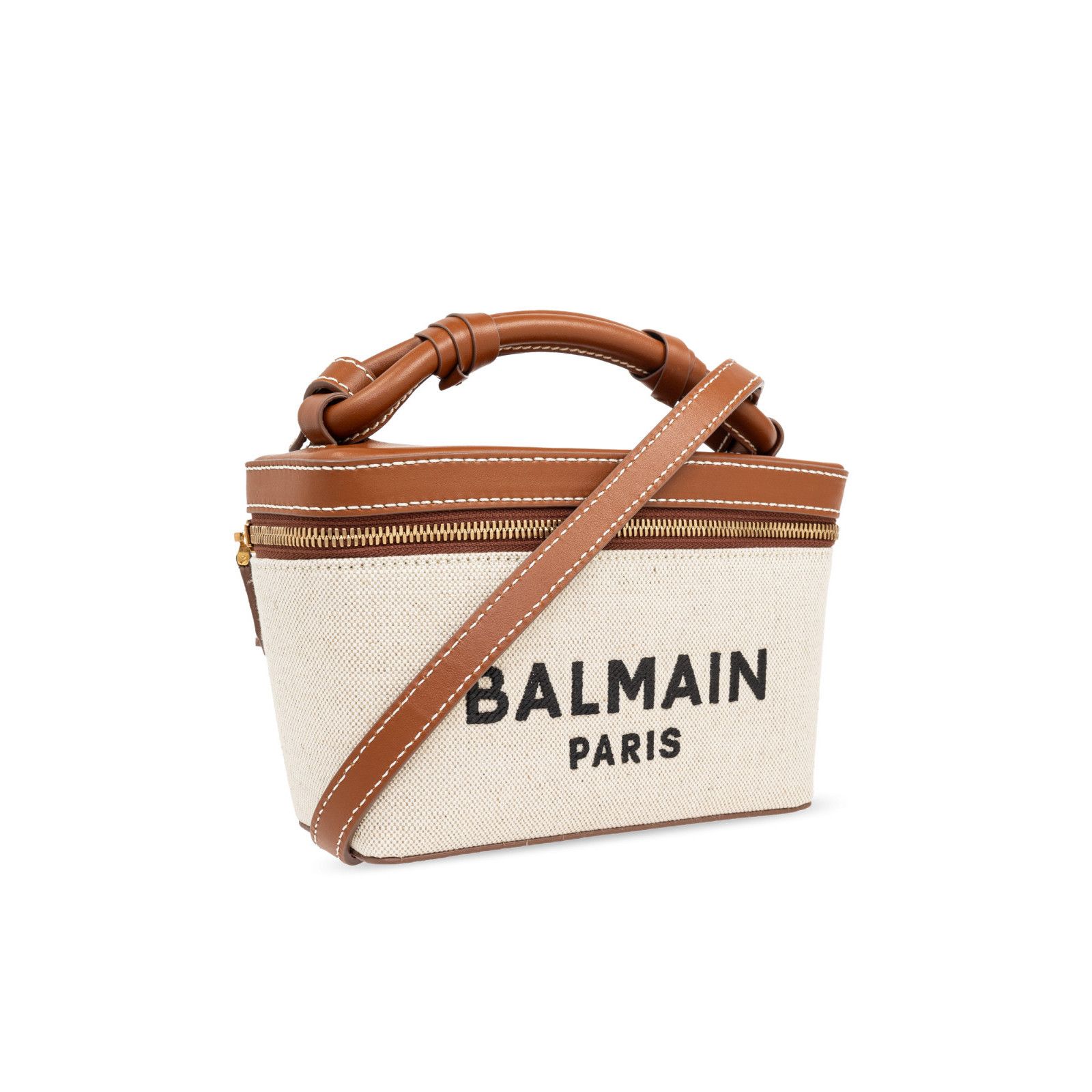 Balmain BALMAIN Cream Basket Shoulder Bag New & Authentic Size ONE SIZE - 3 Thumbnail