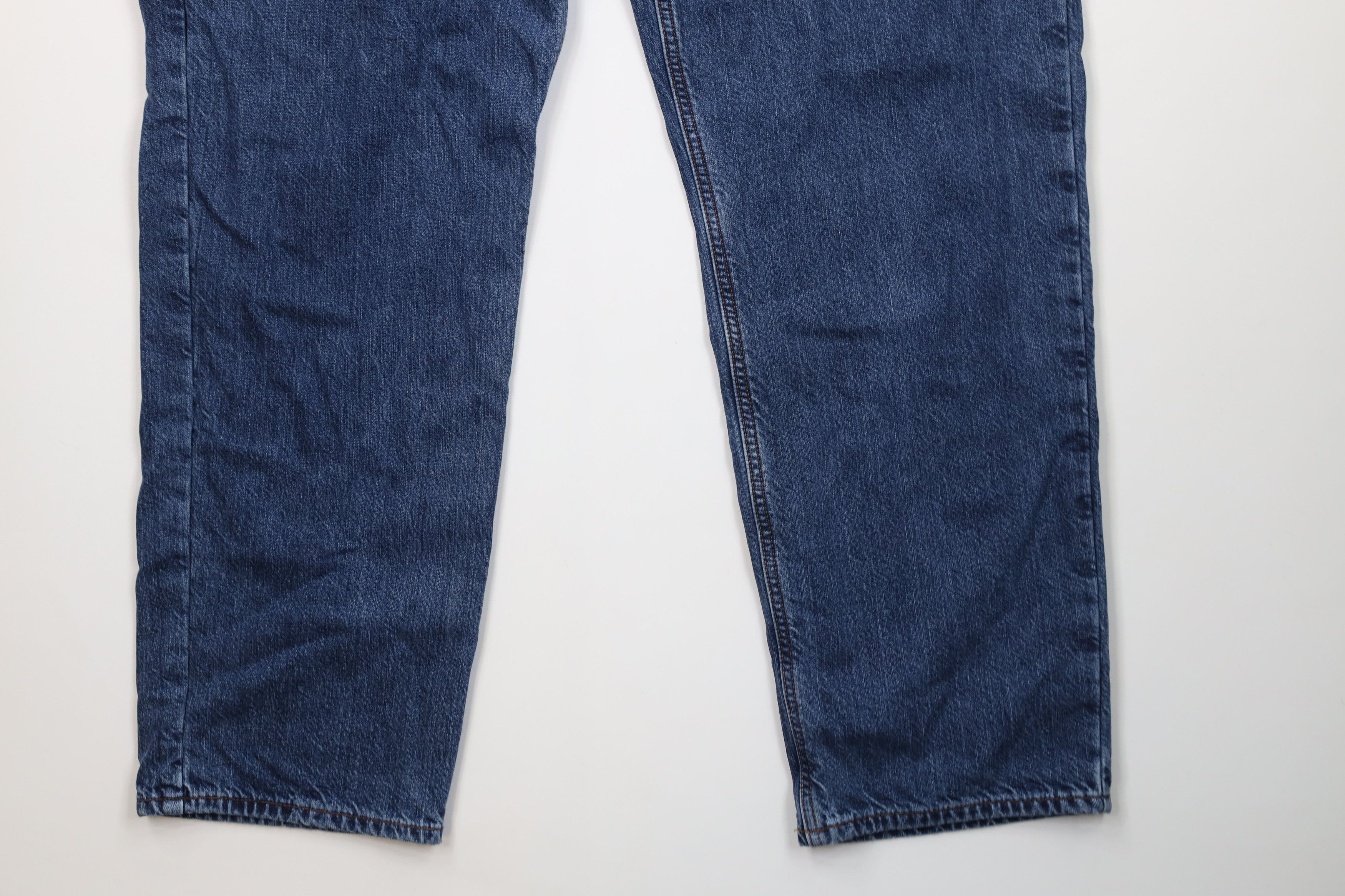 Carhartt Vintage Carhartt Fit Flannel Lined Wide Leg Jeans Blue Size US 42 / EU 58 - 5 Thumbnail