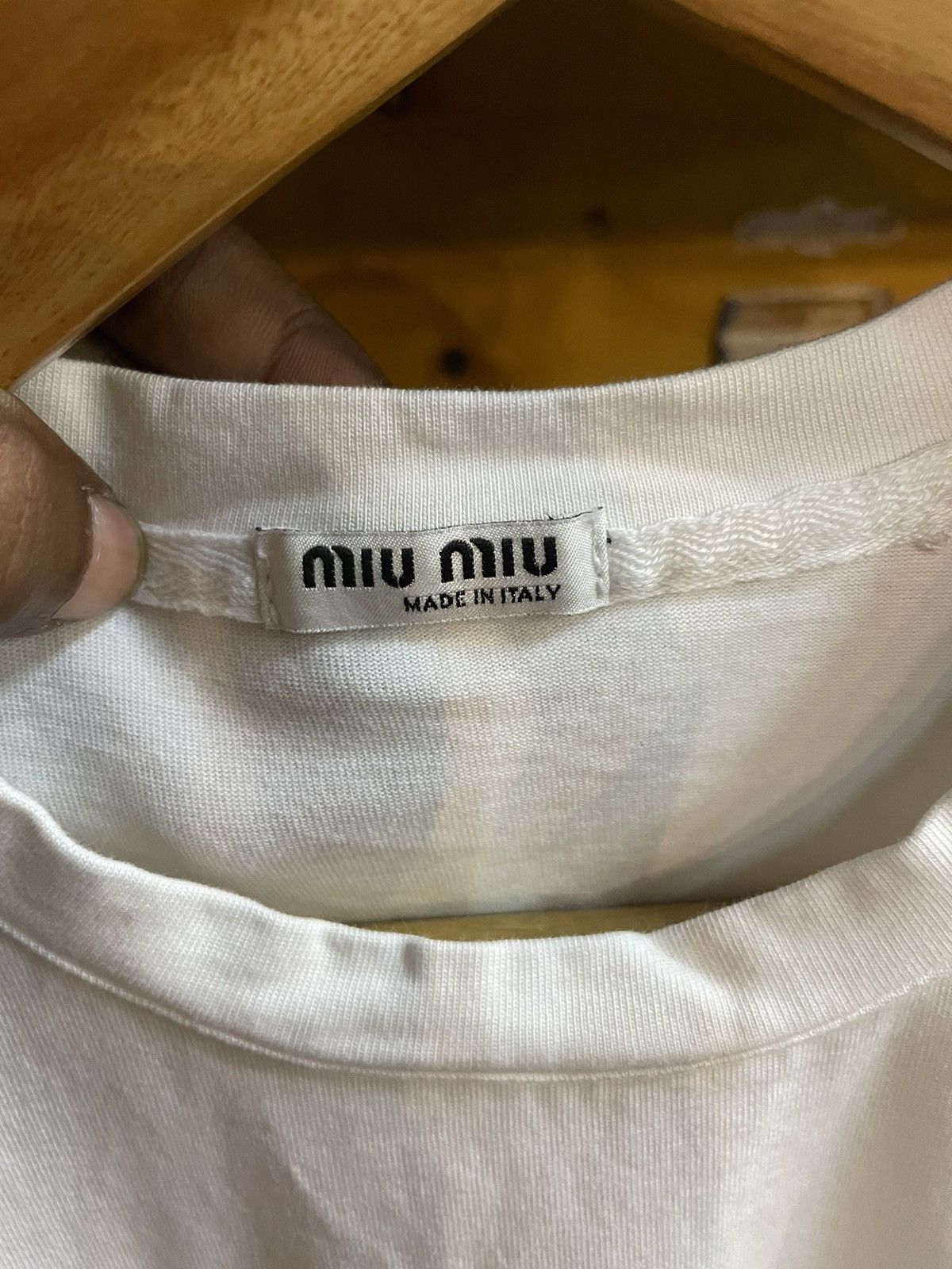 Designer Miu Miu Tshirt Size M / US 6-8 / IT 42-44 - 2 Thumbnail