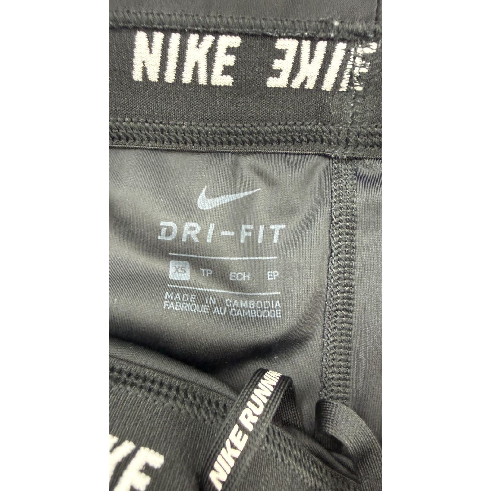 Nike Nike Pants Womens XS Black Running Leggings Reflective 890333-010 Size 26" / US 2 / IT 38 - 4 Thumbnail