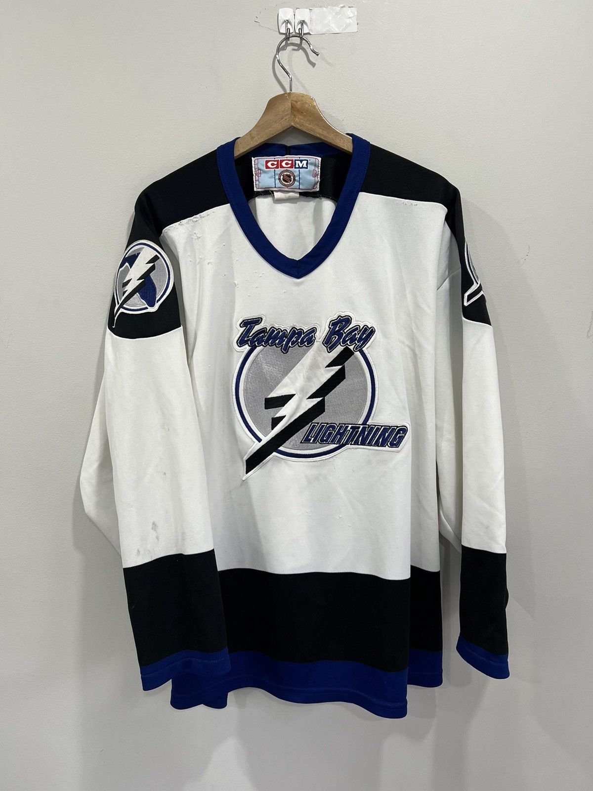 Vintage Vintage 90s Tampa Bay Lightning Jersey Hockey ccm Grailed