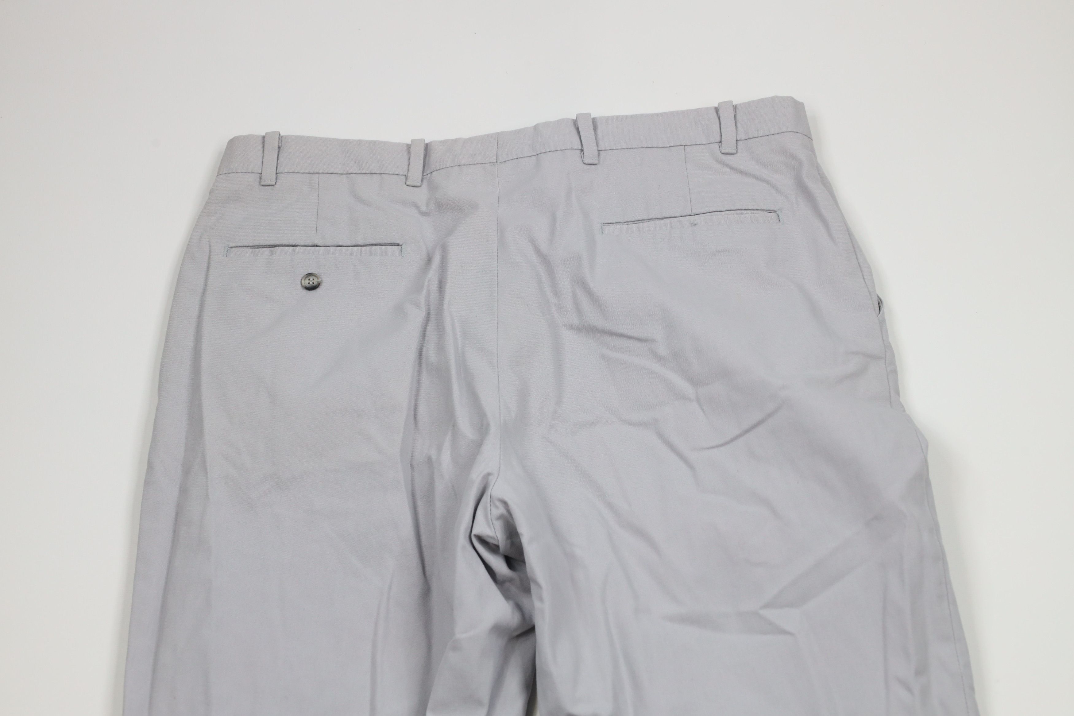 Vintage Vintage 70s Streetwear Wide Leg Chino Pants Trousers Gray Size US 34 / EU 50 - 11 Thumbnail