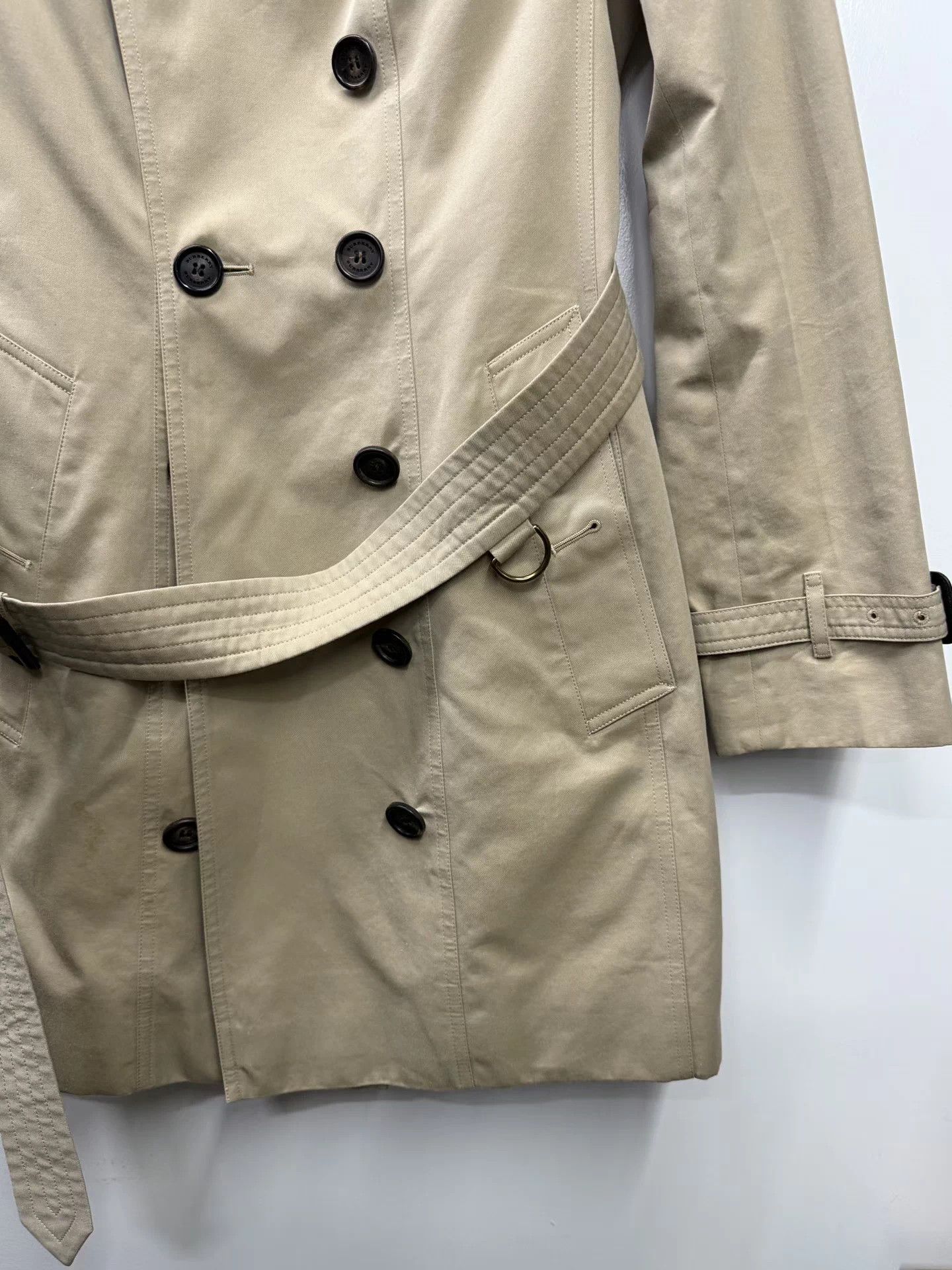 Burberry Burberry Khaki DB Kensington Women's UK6 Trench Size XS / US 0-2 / IT 36-38 - 3 Thumbnail