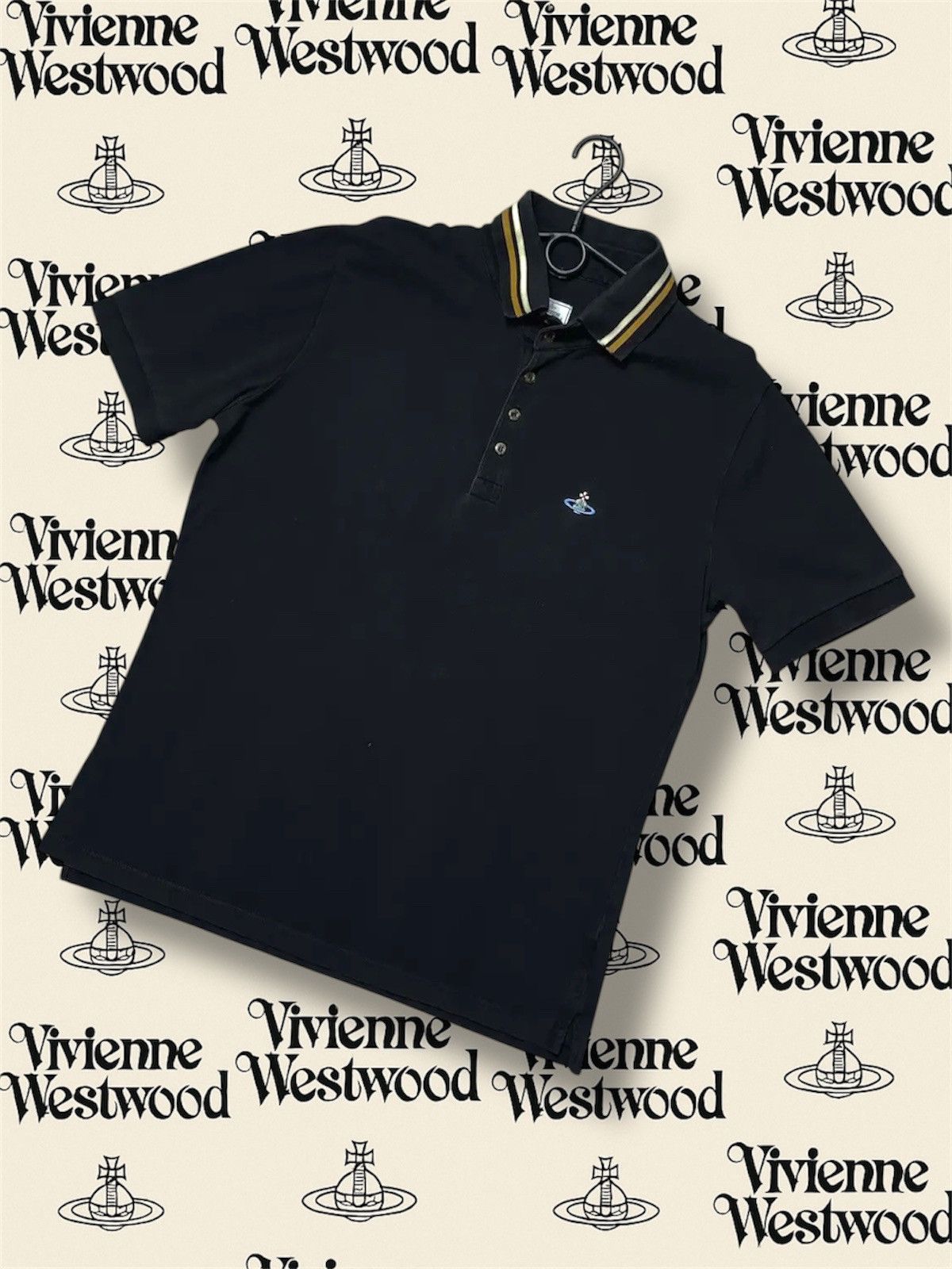 Vivienne Westwood Polo Vivienne Westwood black shirt size L/XL Size US XL / EU 56 / 4 - 1 Thumbnail
