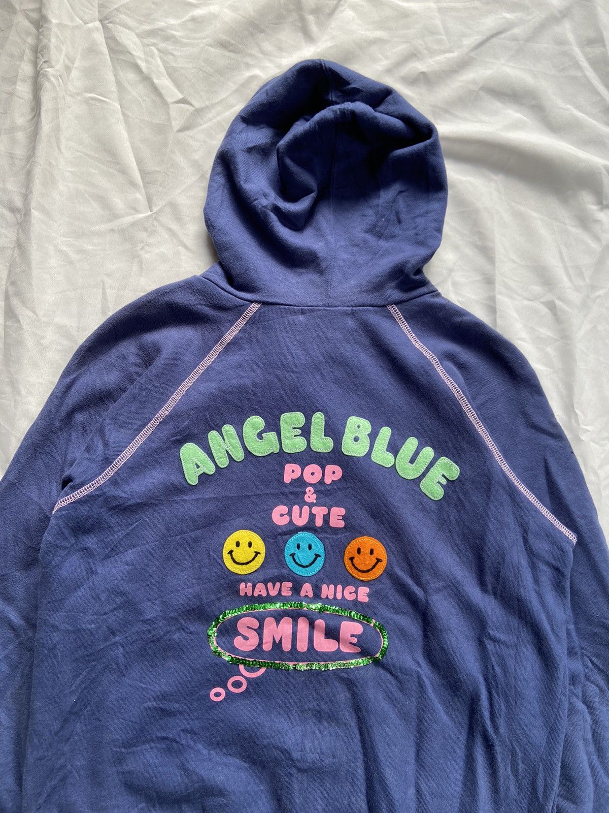 Angel Blue ANGELS BLUE POP & CUTE HAVE A NICE SMILE ZIP HOODIE Size US S / EU 44-46 / 1 - 14 Thumbnail
