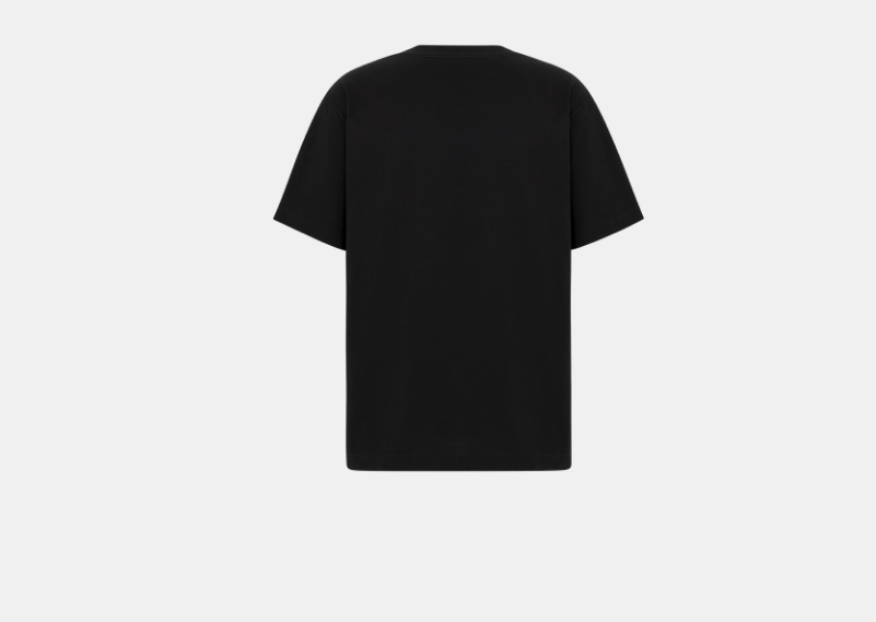 Dior o1w1db11025 513J69 Dior Archives Labels T-Shirt in Black Size US M / EU 48-50 / 2 - 2 Thumbnail