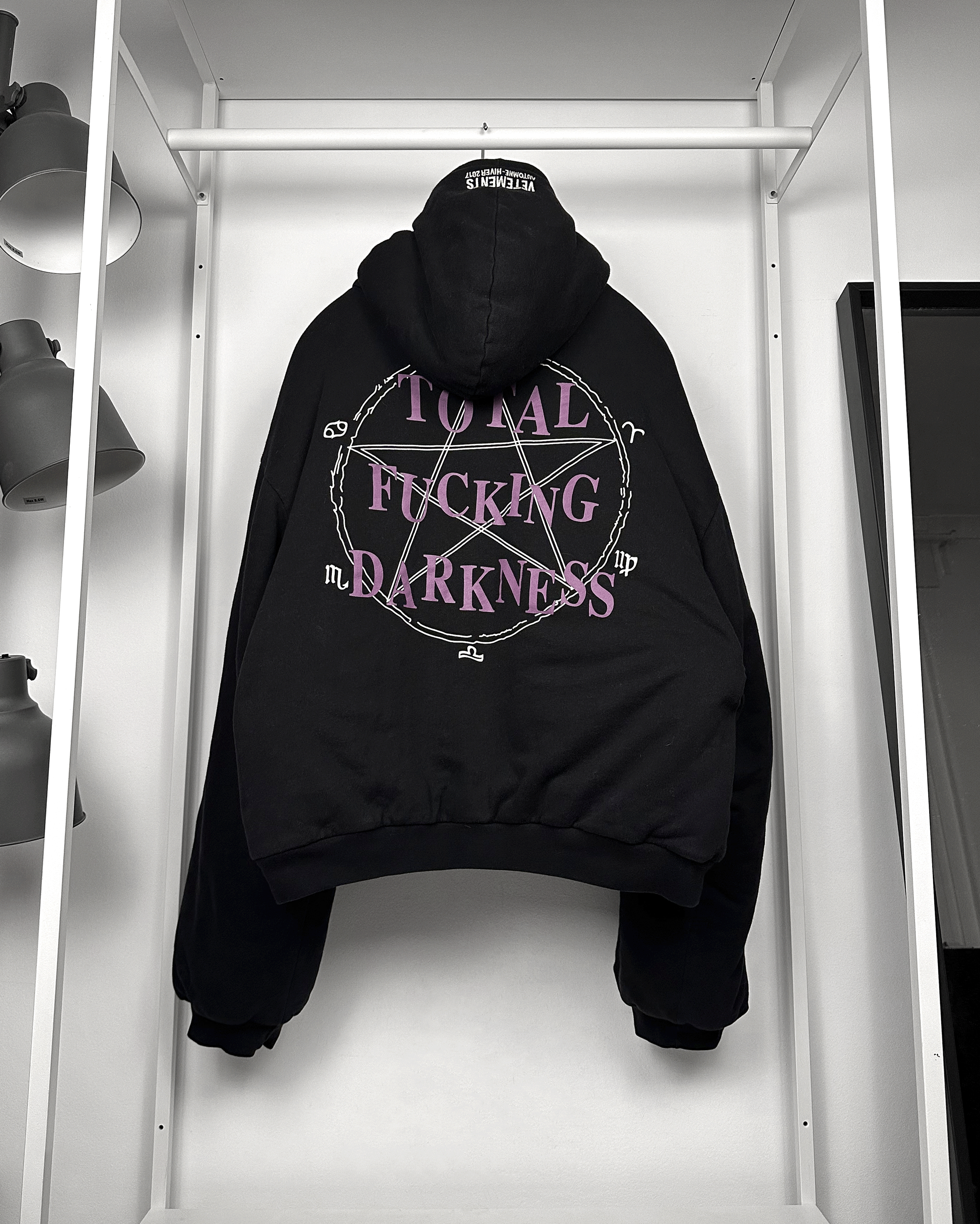 Vetements Vetements Total Fucking Darkness Reversible Hoodie Bomber Size US L / EU 52-54 / 3 - 2 Thumbnail