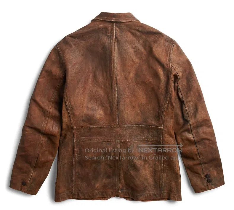 RRL Ralph Lauren RRL Ralph Lauren Make old wild cowhide leather clothing an Size US XS / EU 42 / 0 - 3 Thumbnail
