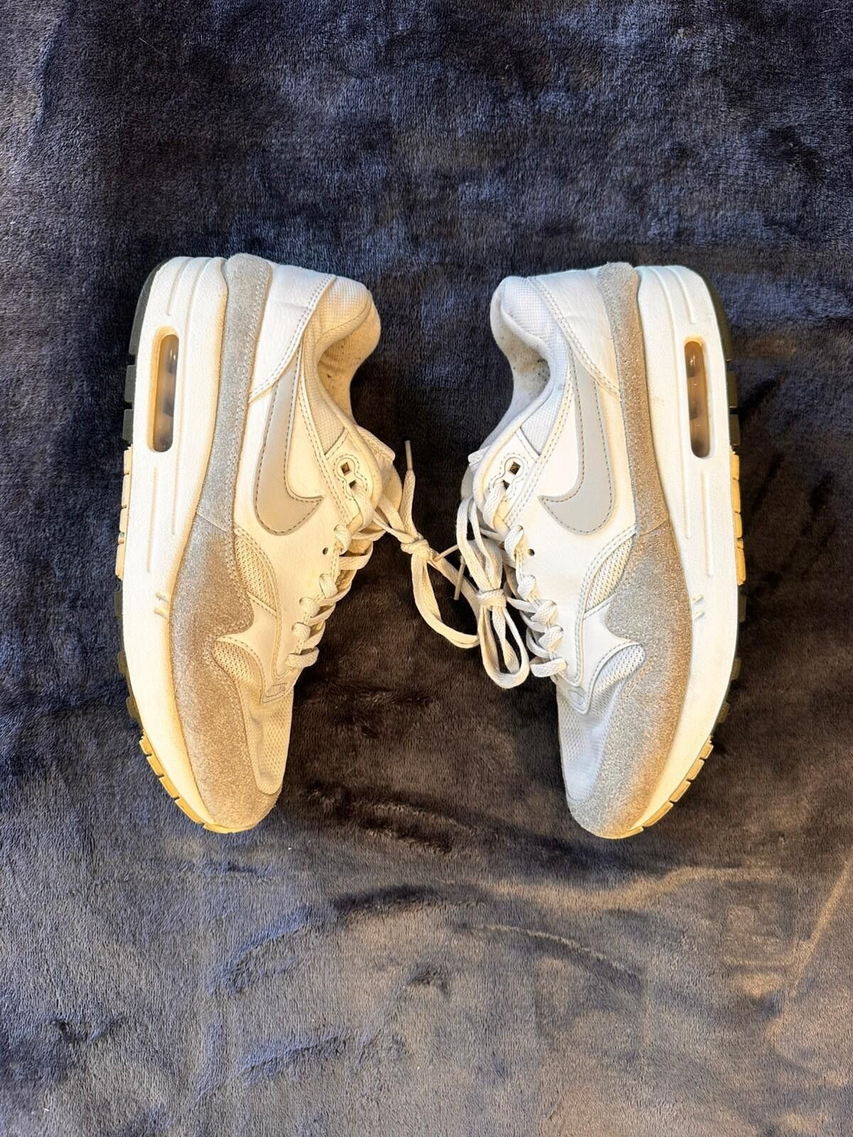 Nike Nike Air Max 1 Low Pure Platinum White 2019 M8/W9.5 Size US 8 / EU 41 - 2 Thumbnail