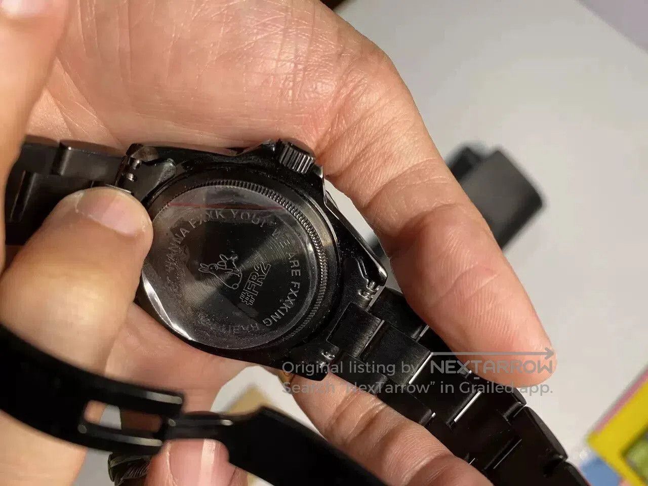 Bape bapex tribute watch black with nylon strap. Size ONE SIZE - 3 Thumbnail