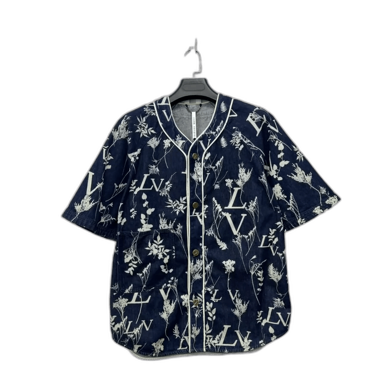 Louis Vuitton Louis Vuitton Short Sleeve Denim Shirt-yf Size US XL / EU 56 / 4 - 1 Thumbnail