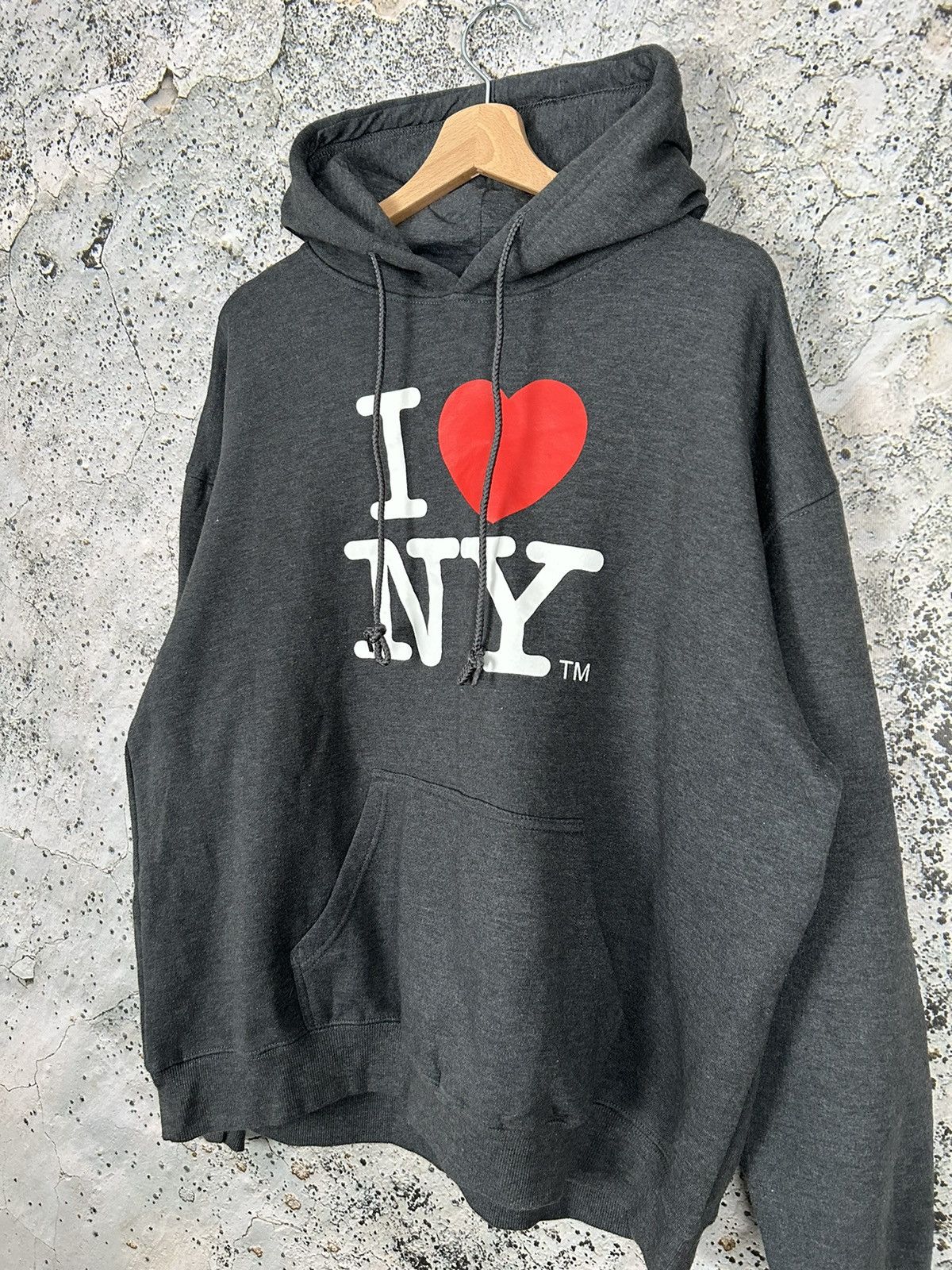 Vintage Vintage New York City Boxy Hoodie Streetwear 90s Hype Size US XL / EU 56 / 4 - 2 Thumbnail