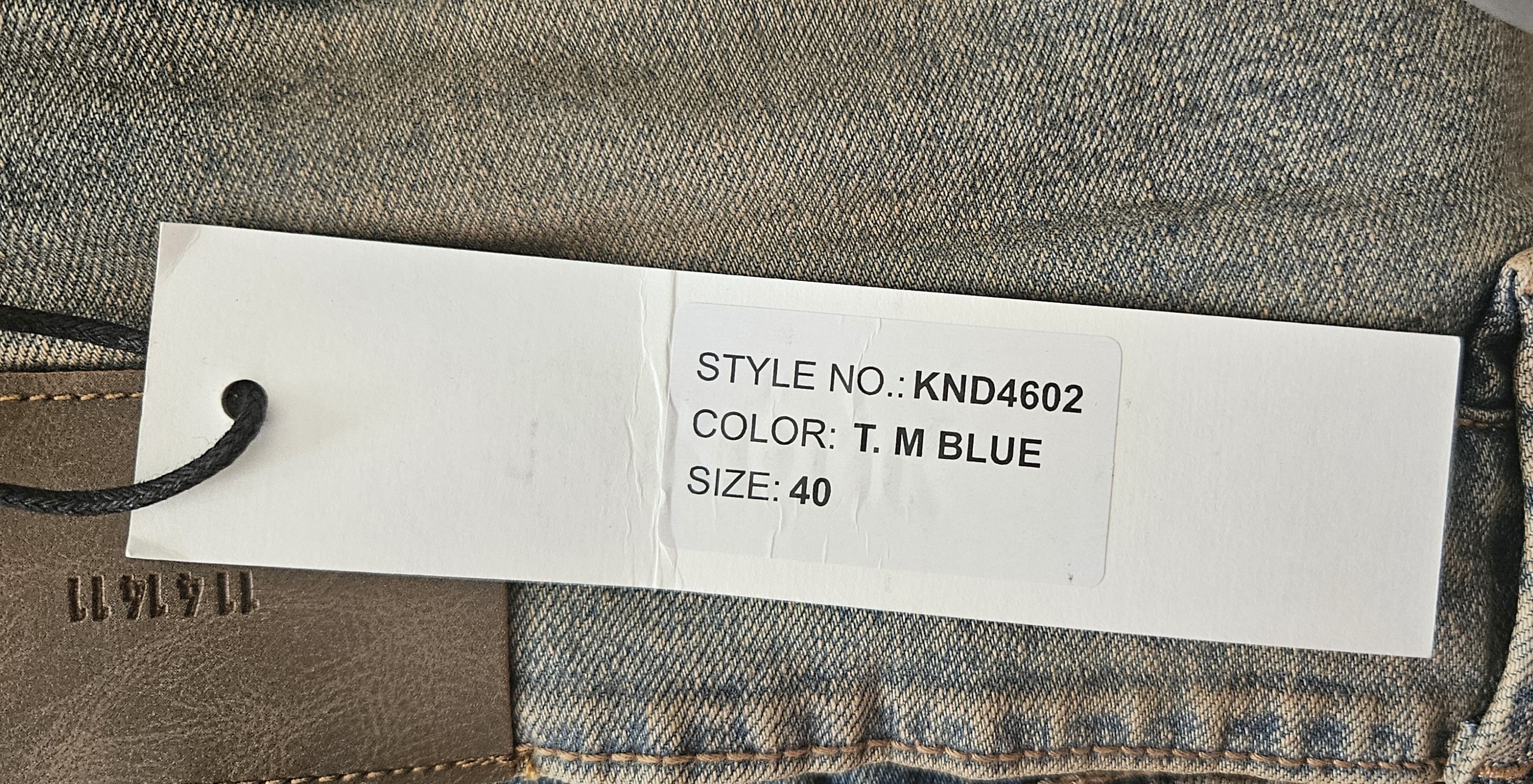 Other KDNK Men's Tigris Skinny Flare Jeans Med Blue Wash Size 40 Size US 40 / EU 56 - 7 Thumbnail