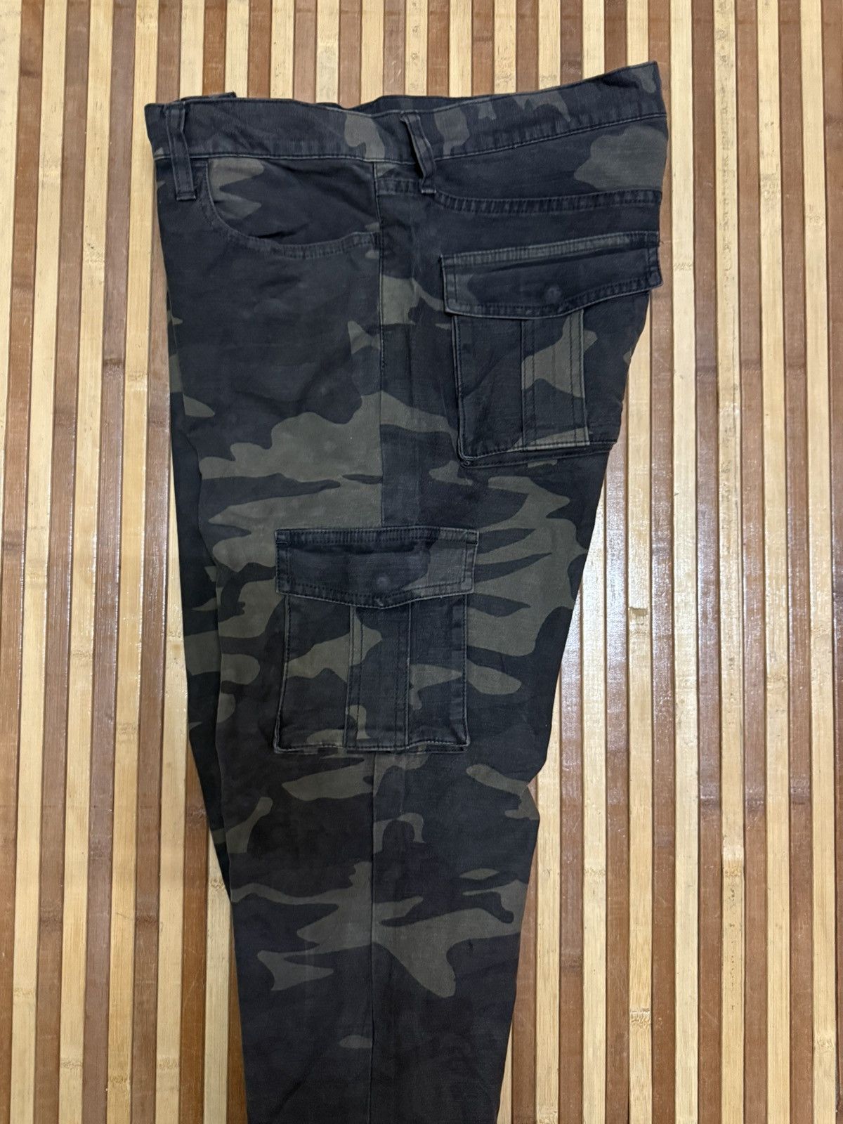 Japanese Brand Big Smith Camouflage Cargo Pants Streetwear / Multipocket Size US 32 / EU 48 - 9 Thumbnail