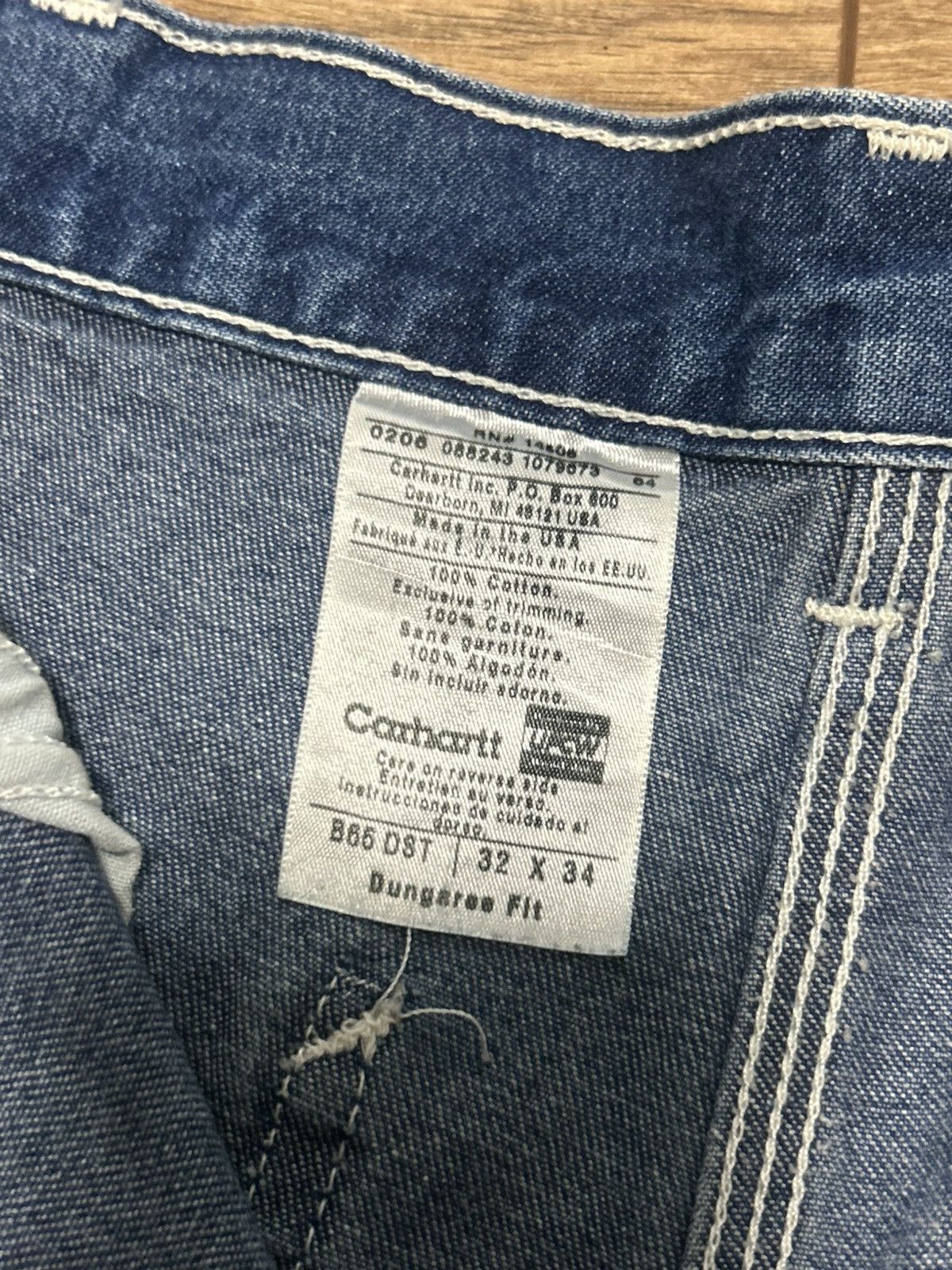 Carhartt Vintage 90s/00sCarhartt y2k baggy carpenter jeans Size US 32 / EU 48 - 6 Thumbnail